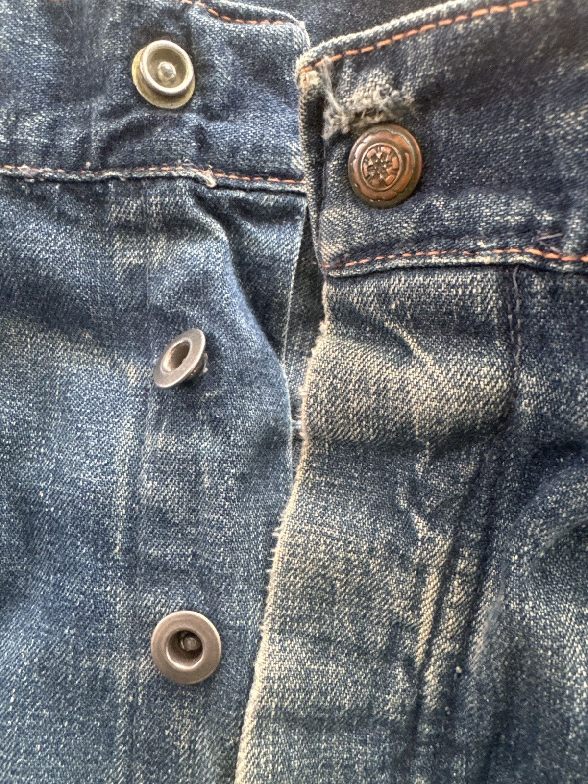Other 1940s REPAIRED • BUCKLE BACK DENIM Size US 30 / EU 46 - 9 Thumbnail