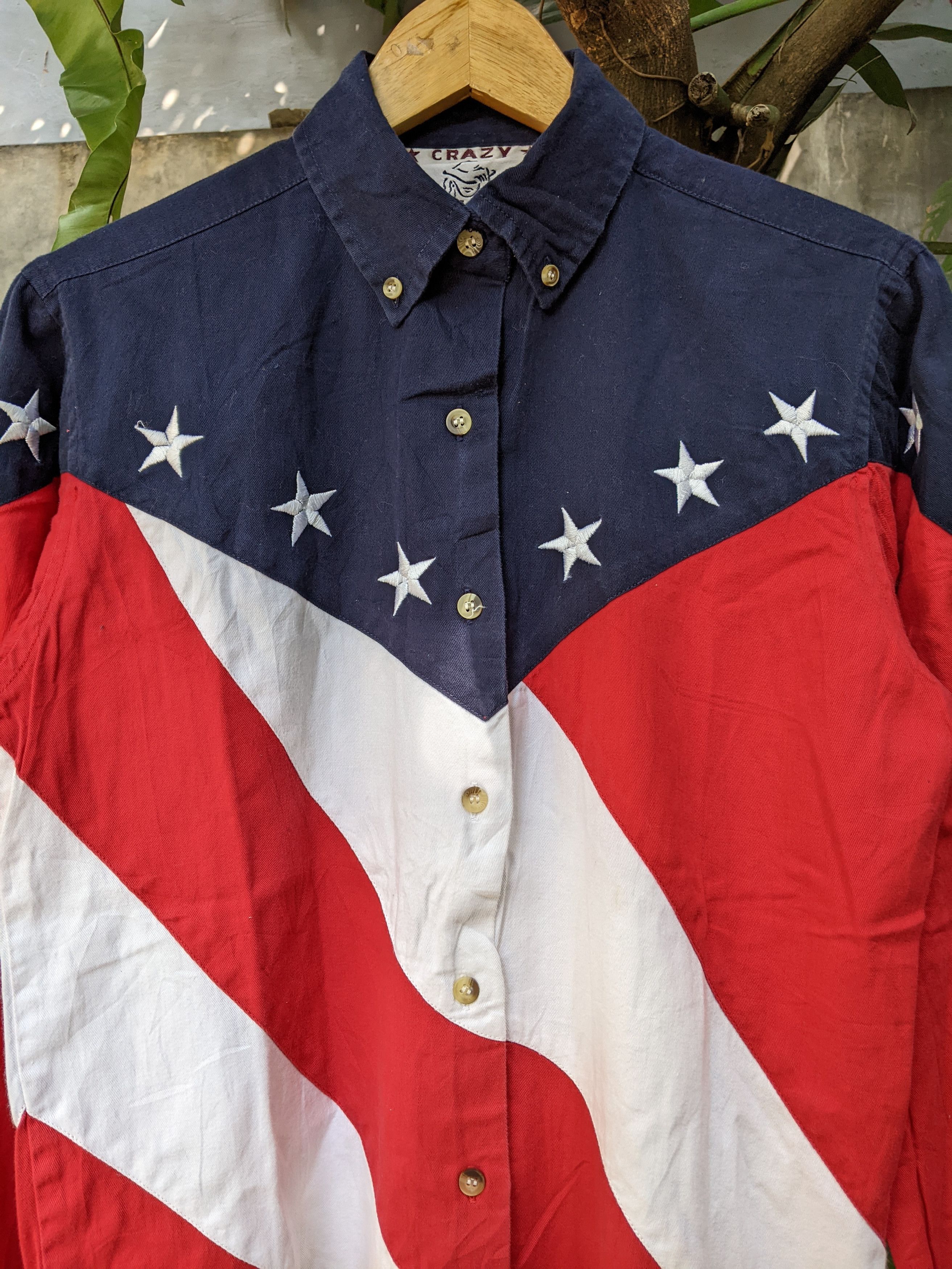 Japanese Brand Crazy Cow Girl USA Flag Size S / US 4 / IT 40 - 2 Thumbnail