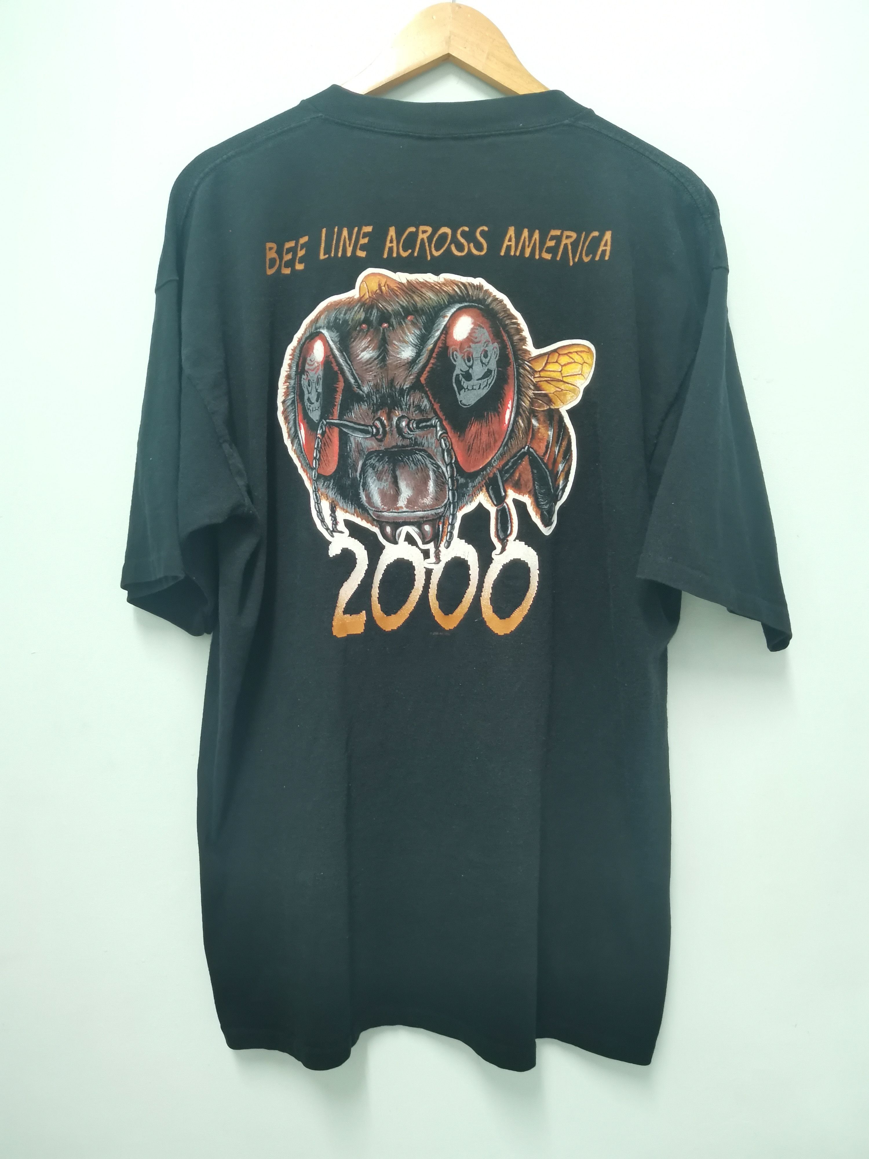 Band Tees Vintage Anthrax Bee Line Across America Band Tee Metallica Size US XL / EU 56 / 4 - 3 Thumbnail