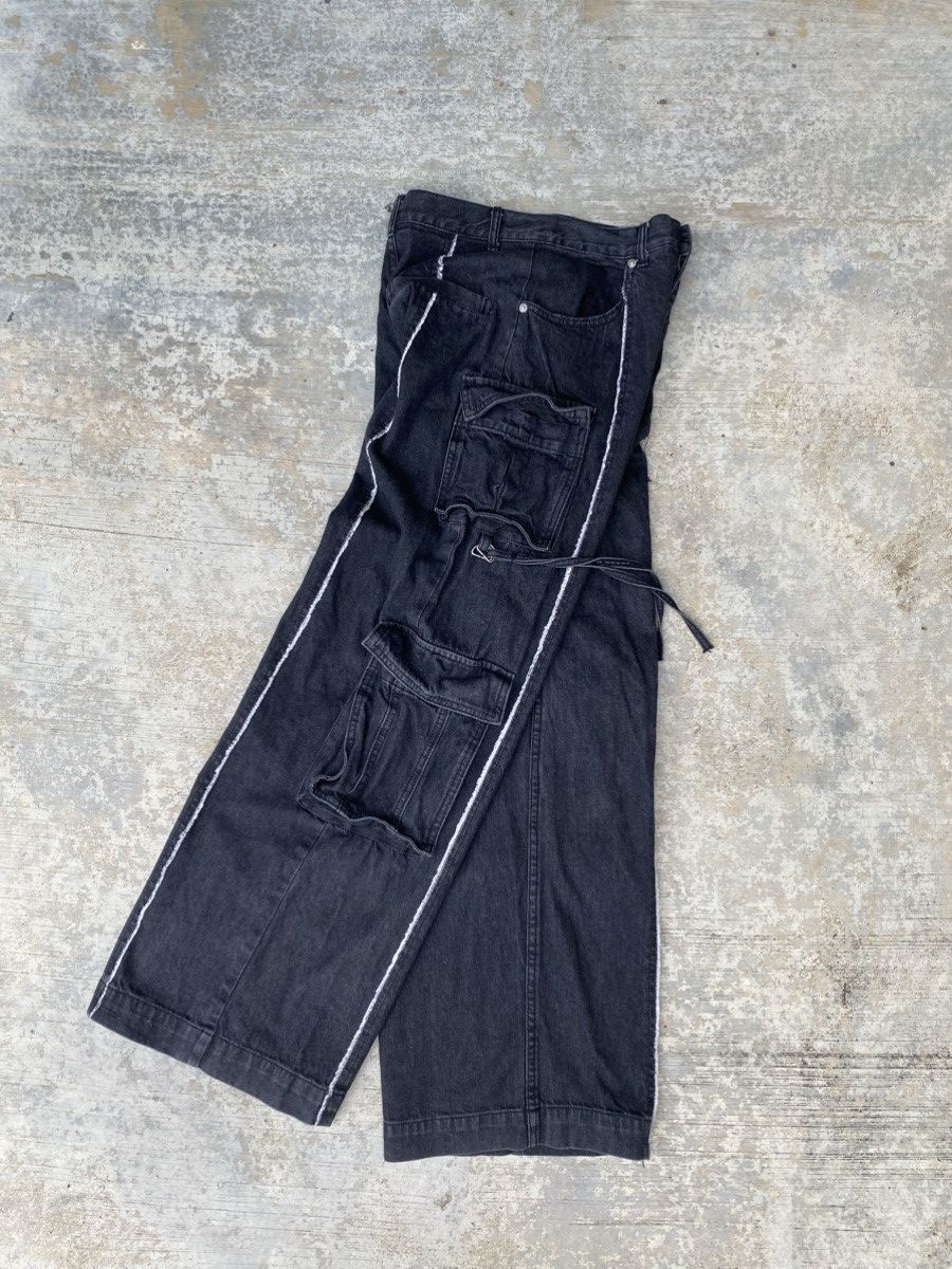 Japanese Brand Colony 2139 baggy denim cargo pants Size 26" / US 2 / IT 38 - 7 Thumbnail