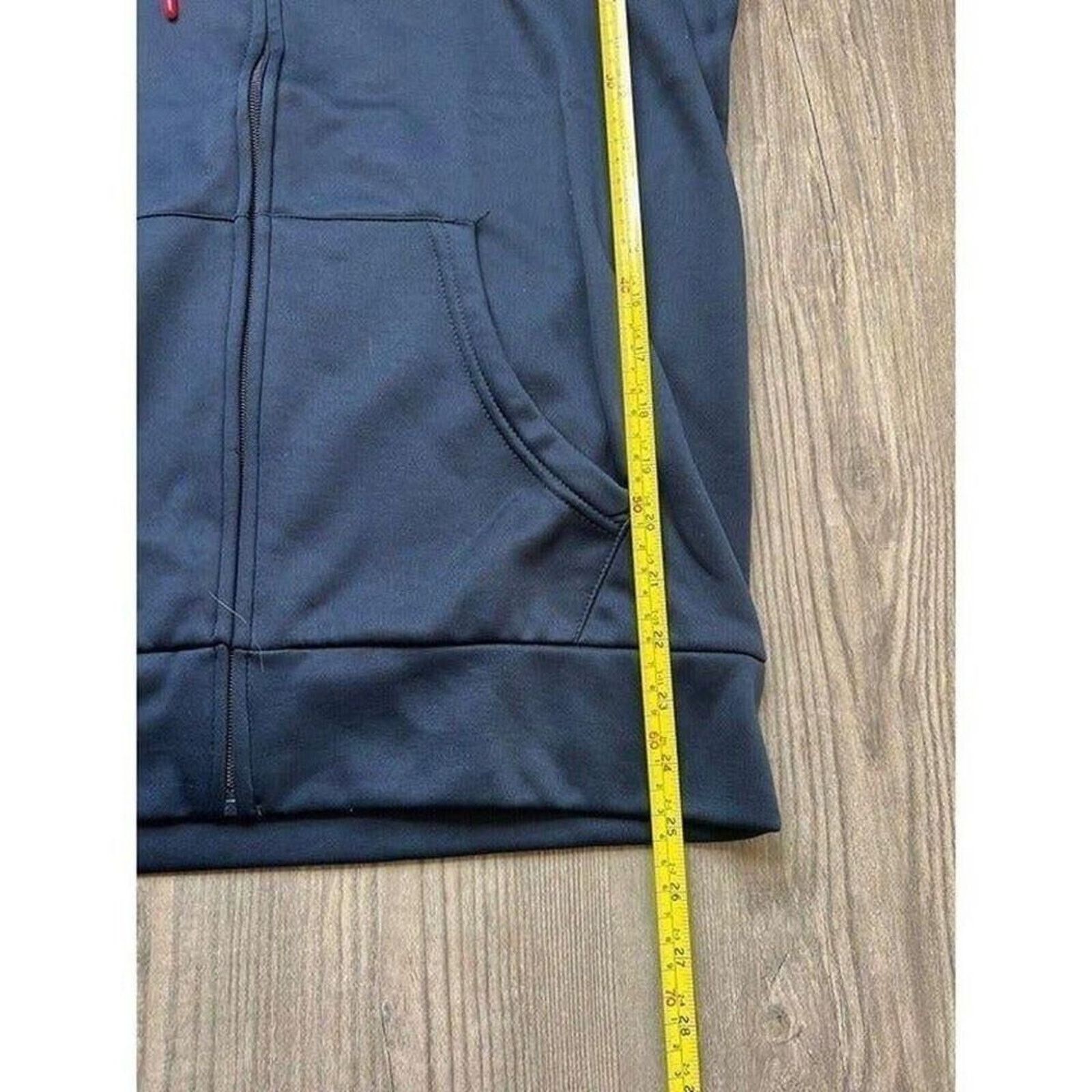 Other Striker USA Soccer Full Zip Up Blue Hoodie Sweatshirt Mens M Size US M / EU 48-50 / 2 - 4 Thumbnail