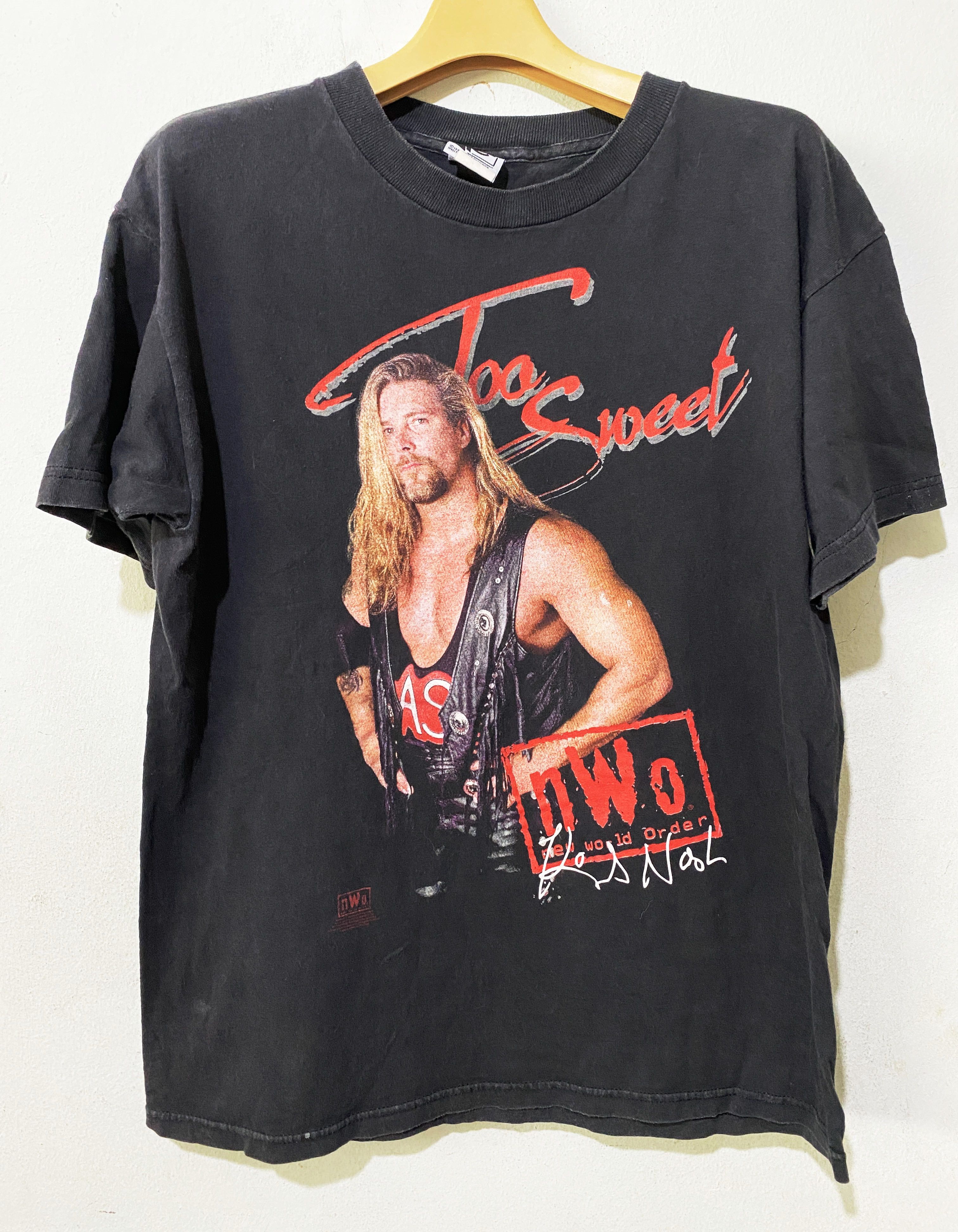 Vintage × WCW/nWo × WWF Vintage 90s Kevin Nash Shirt Size US S / EU 44-46 / 1 - 1 Thumbnail