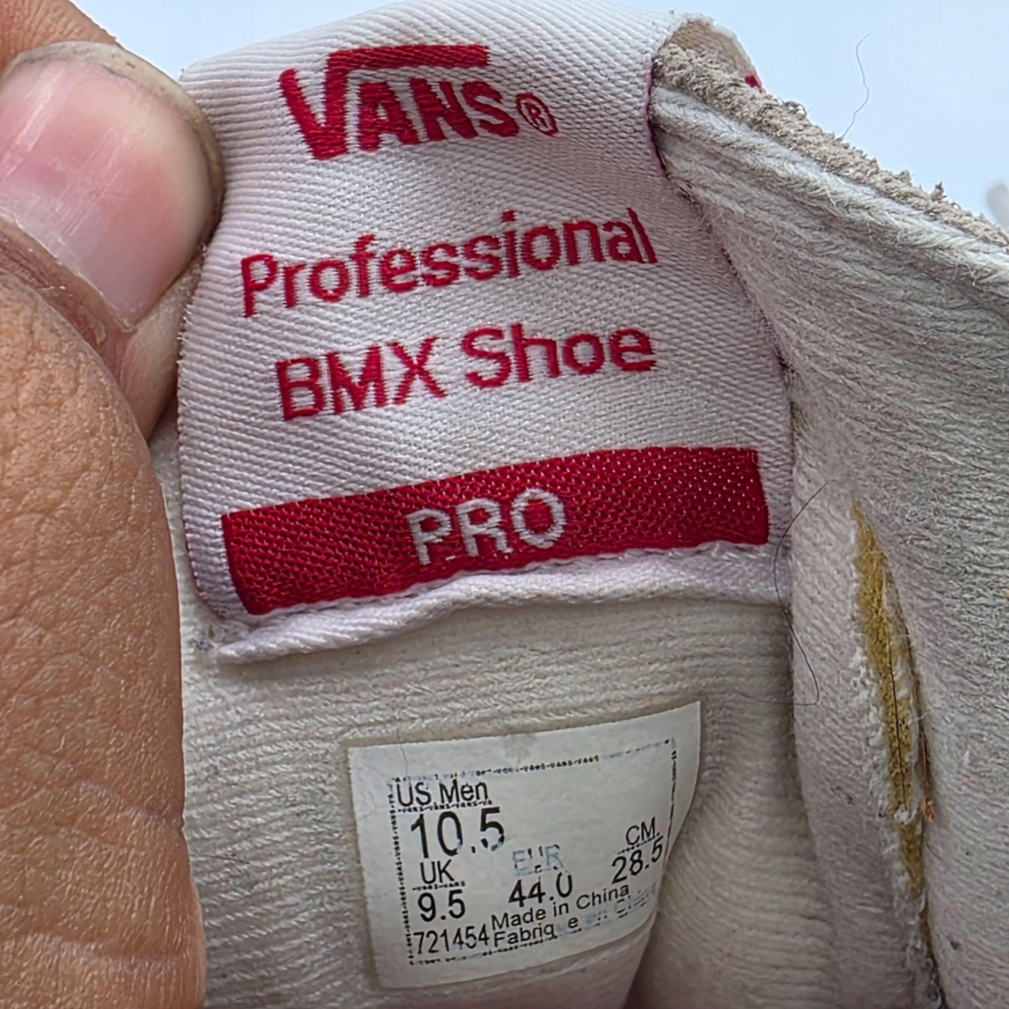 Vans Vans Sk8 Hi Pro BMX x Scotty Cranmer Mens 10.5 White High To Size US 10.5 / EU 43-44 - 6 Thumbnail