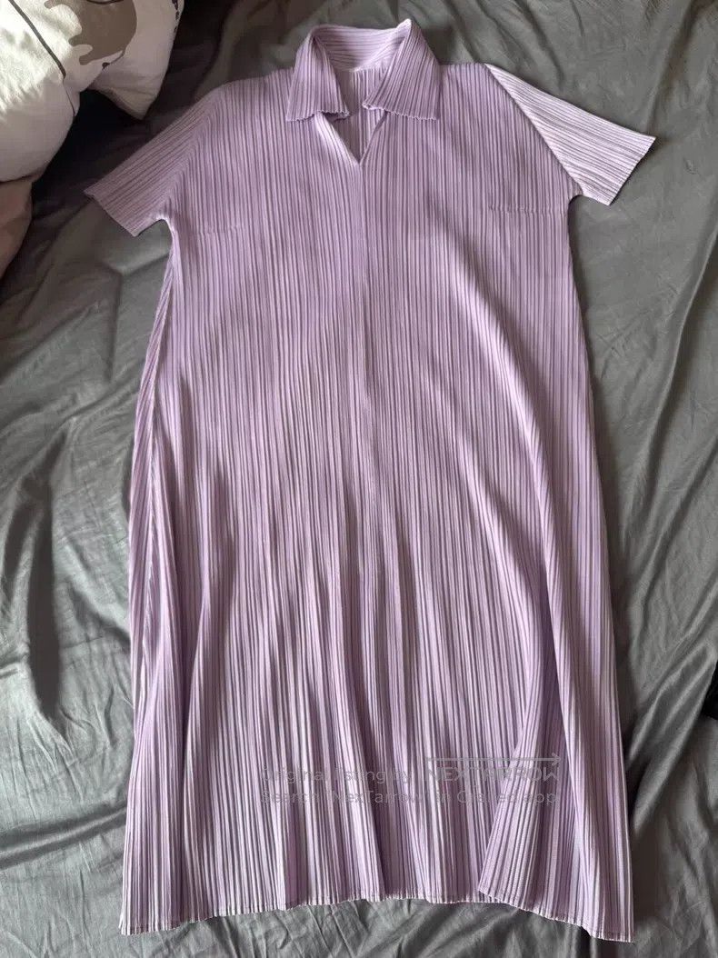 Issey Miyake Issey Miyake Purple Shirt Size L / US 10 / IT 46 - 1 Thumbnail