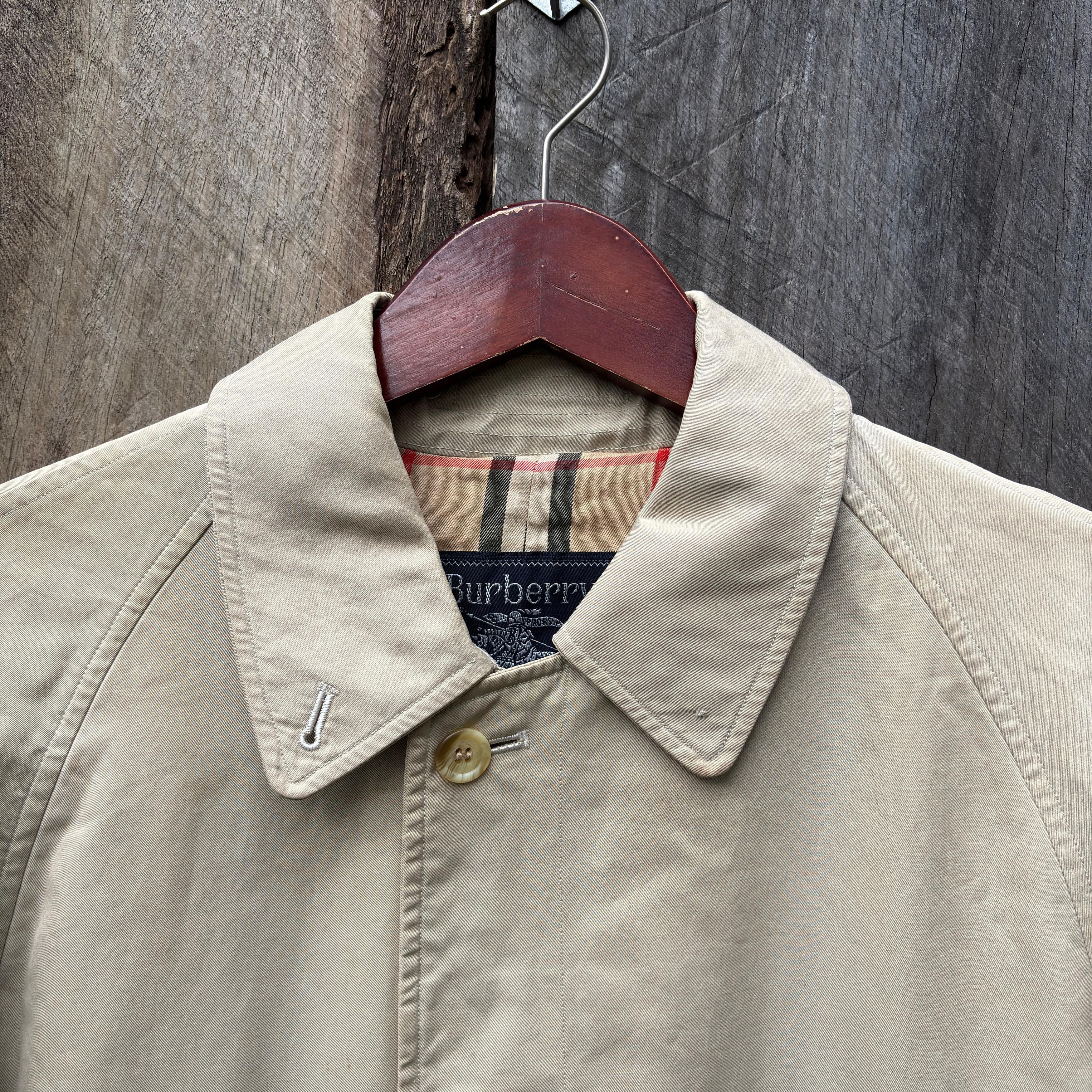 Burberry × Vintage Burberrys Vintage Cream Nova Check Trench Coat Size US M / EU 48-50 / 2 - 4 Thumbnail