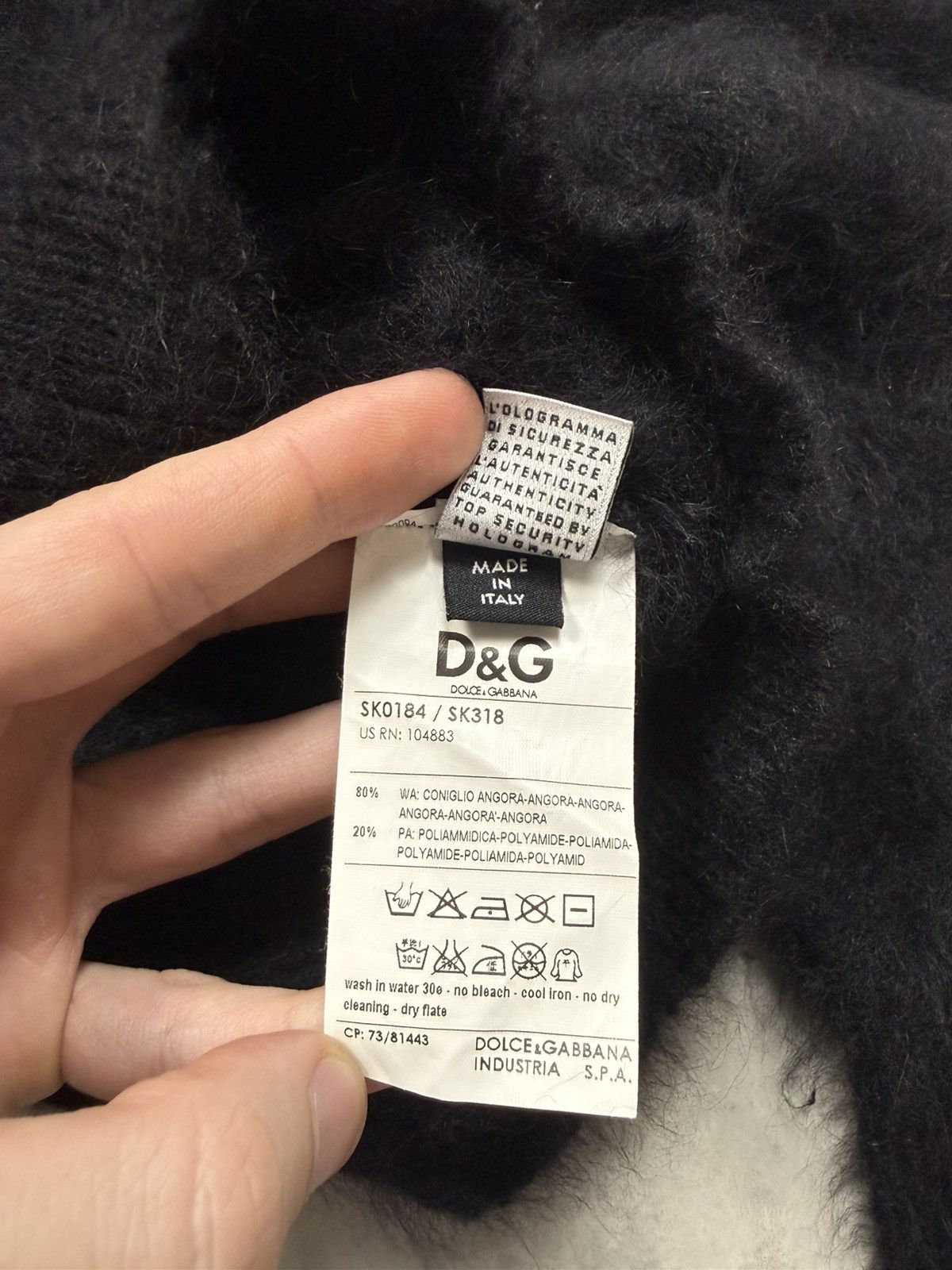 Dolce & Gabbana Dolce Gabbana Vintage Angora Wool Luxury Sweater Size S / US 4 / IT 40 - 7 Thumbnail