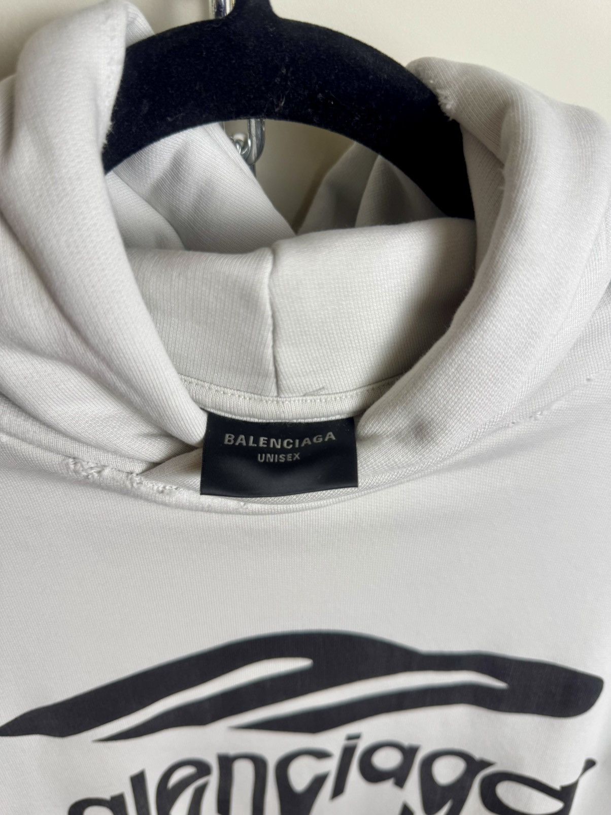 Balenciaga Balenciaga 3B Liquified Oversized Hoodie Size US XS / EU 42 / 0 - 3 Thumbnail