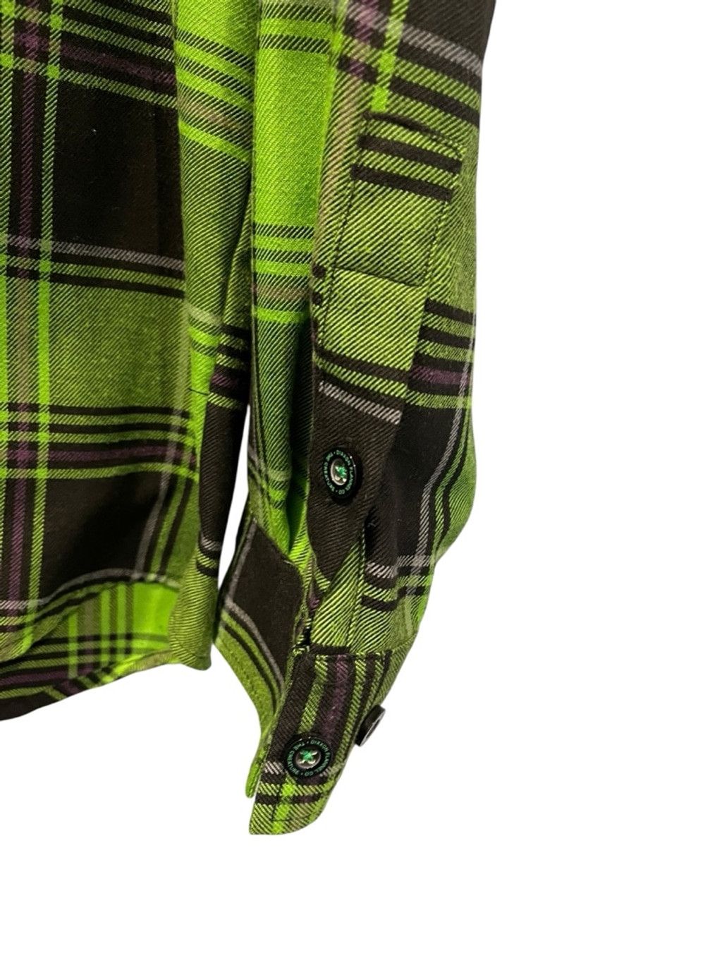 Dixxon Dixxon Flannel The Creature Ltd Ed Plaid Green Shirt Size L Size US L / EU 52-54 / 3 - 5 Thumbnail