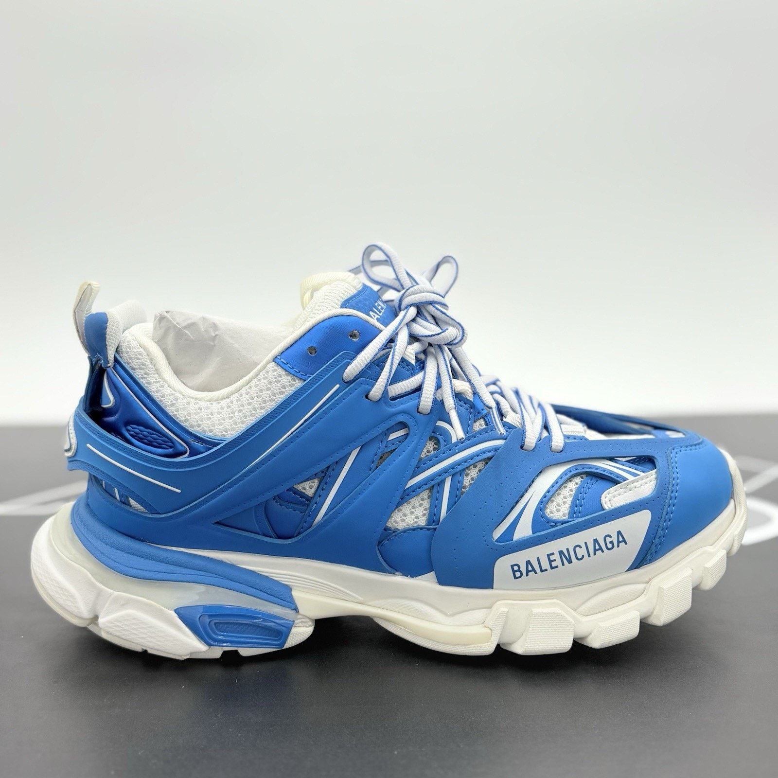 Balenciaga Balenciaga Track LED Sneaker ' White Blue ' | BRAND NEW Size US 6 / EU 39 - 2 Thumbnail