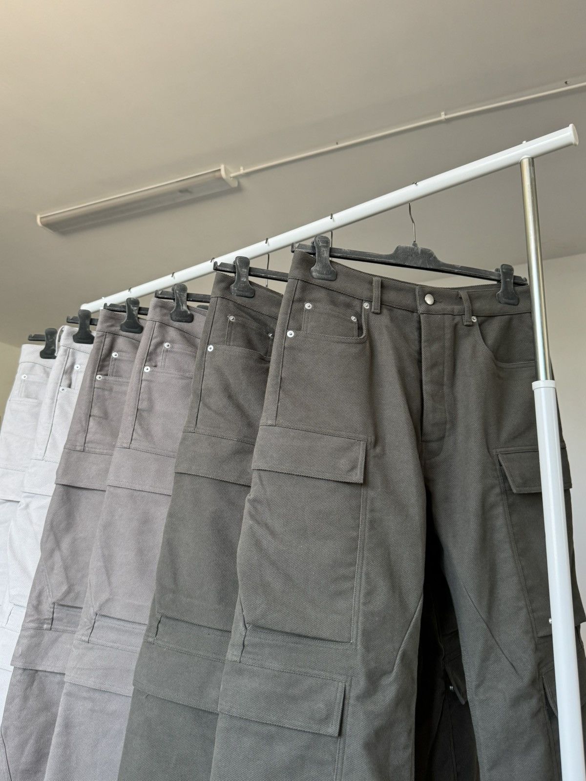 Rick Owens FW25 RICK OWENS DOUBLE CARGO PANTS Size US 32 / EU 48 - 14 Thumbnail