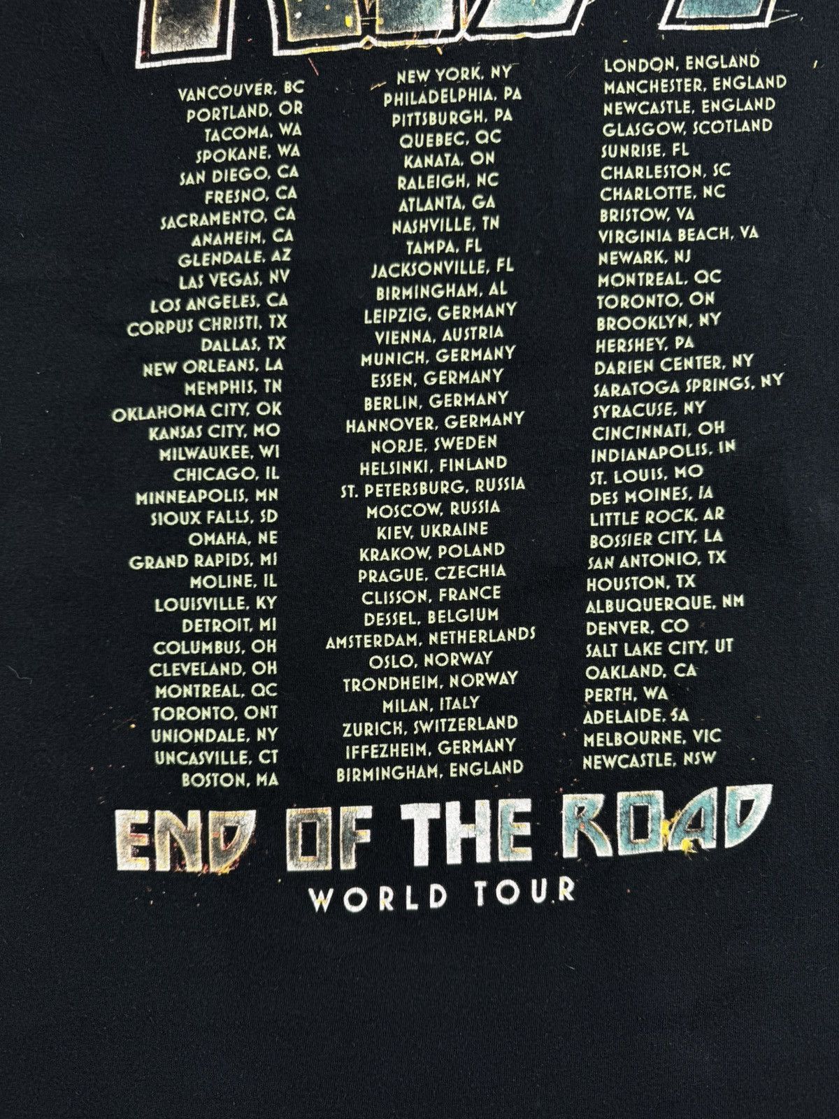 KISS KISS End Of The Road World Tour Rock Faded Merch Devil Band Jersey T Shirt Tee Size US L / EU 52-54 / 3 - 15 Thumbnail