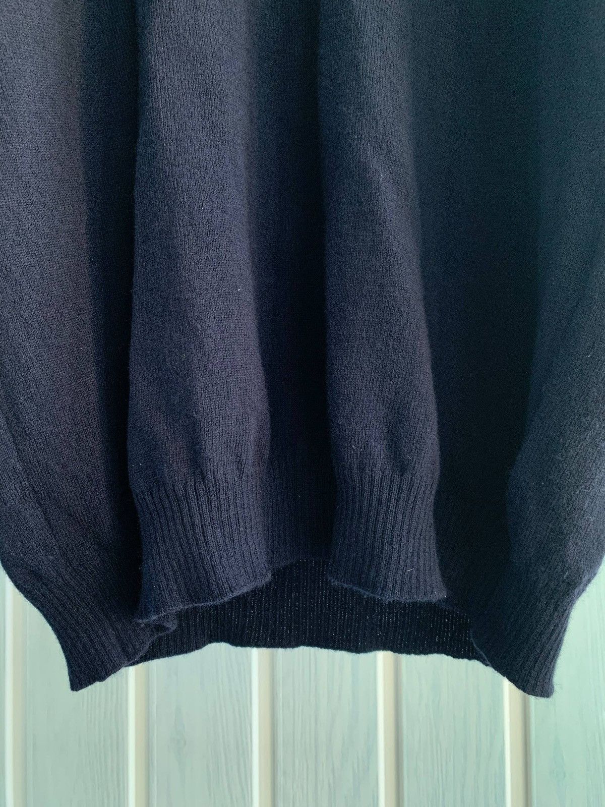 Lacoste Vintage Lacoste Men Navy Wool Knit Classic Sweater Size US M / EU 48-50 / 2 - 10 Thumbnail