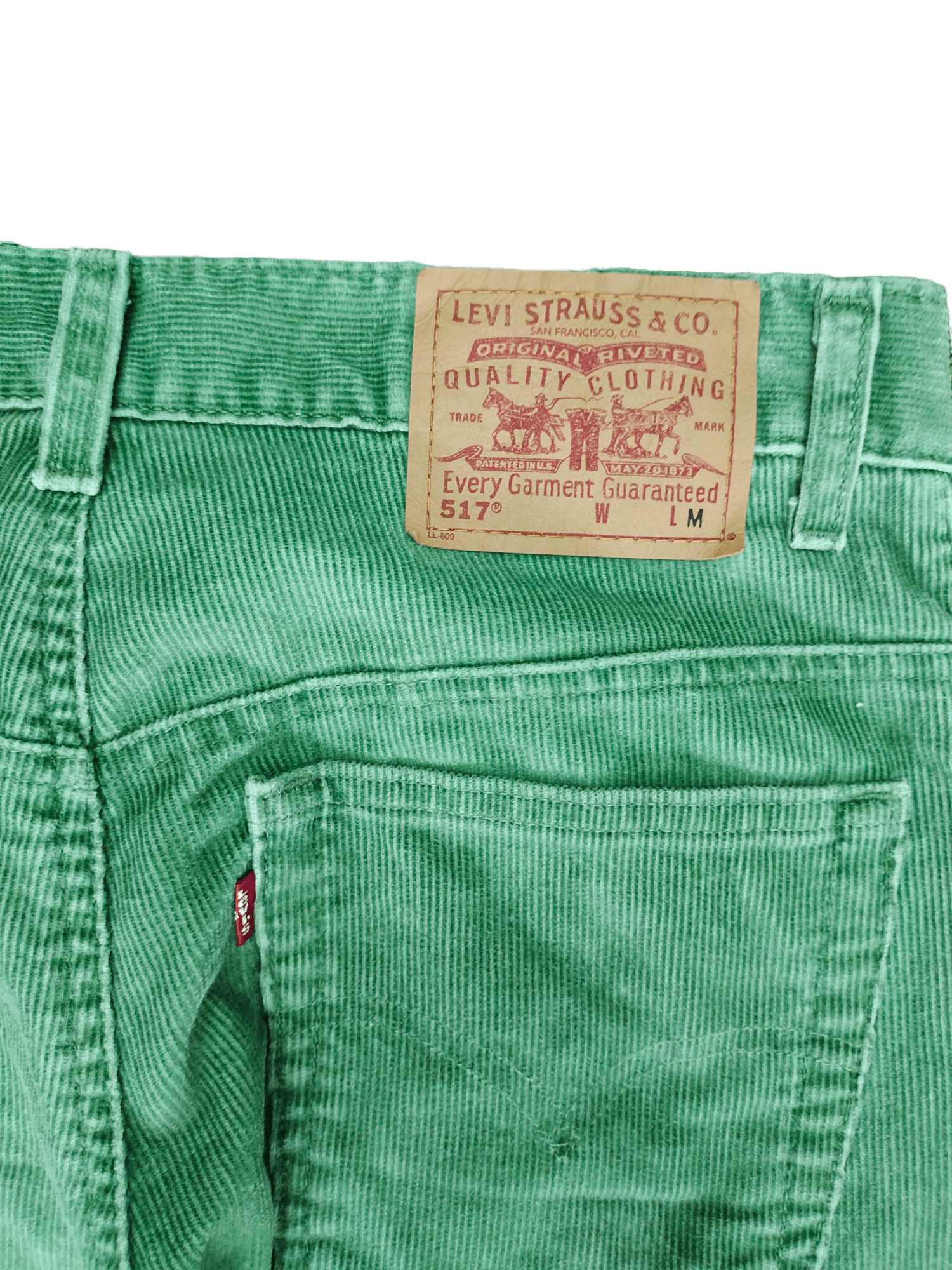 Levi's Vintage Clothing Flare Jeans Levi's 517 Boot Cut Slim Fit Corduroy Streetwear Size US 31 - 13 Thumbnail