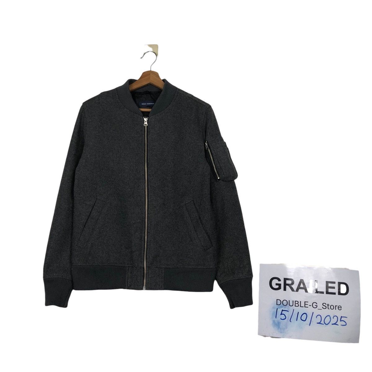 Japanese Brand 📌Vintage Wool Bomber Jacket Urban Research Issey Miyake Size US M / EU 48-50 / 2 - 1 Thumbnail