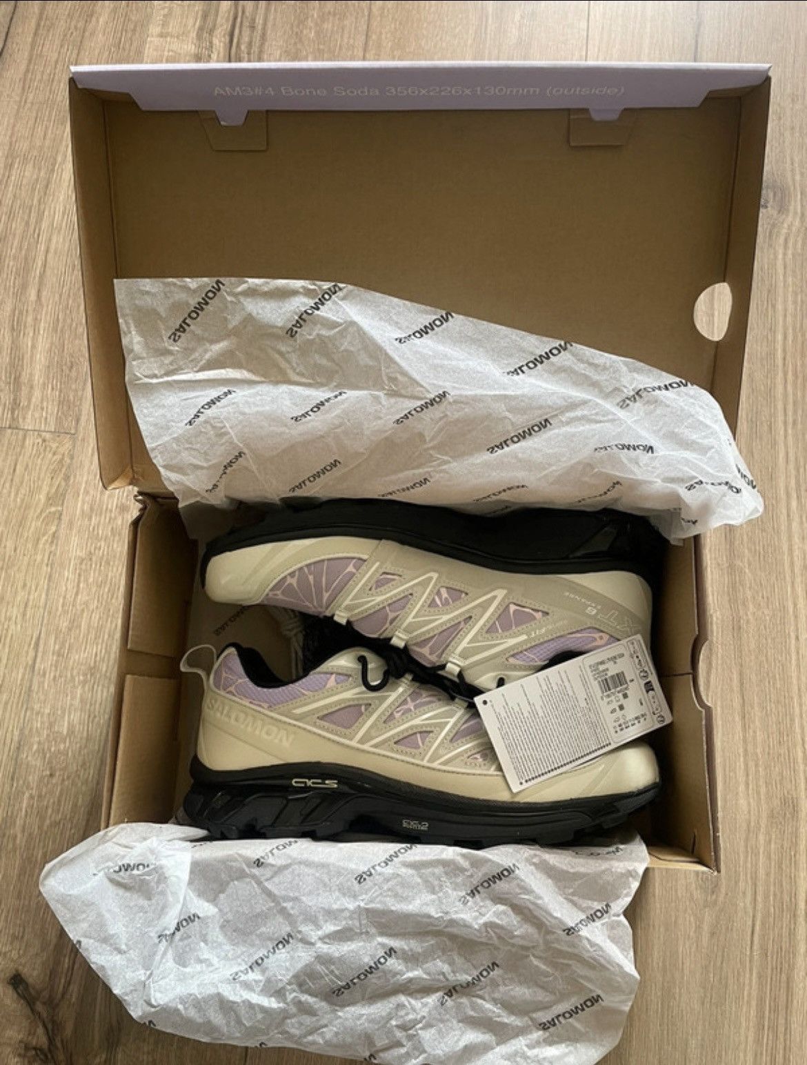 Salomon × Vintage Salomon x Bonesoda XT6 Bonabons Lilac/Black Size US 11.5 / EU 44-45 - 4 Thumbnail