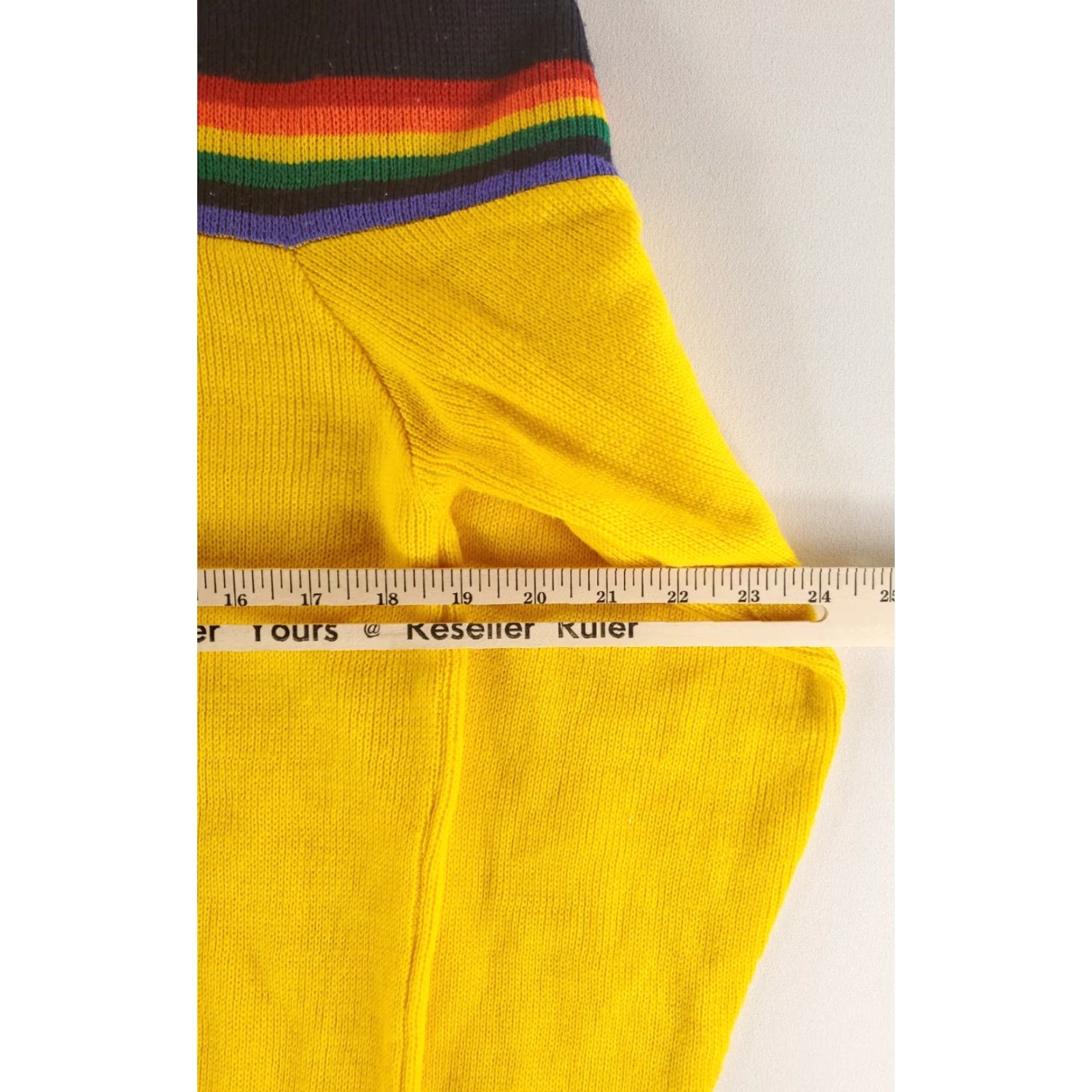Ocean Pacific VINTAGE Ocean Pacific Rainbow Striped Sweater Yellow Blue Long Sleeve Mens M Size US M / EU 48-50 / 2 - 5 Thumbnail