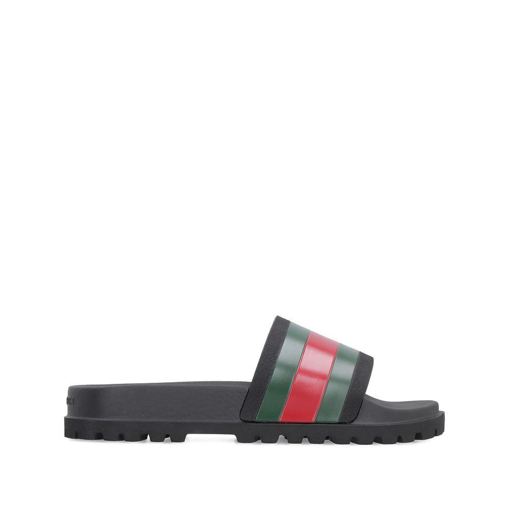 Gucci Gucci BLACK Flip-Flops & Slides Size US 12 / EU 45 - 1 Thumbnail