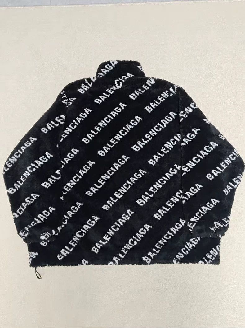 Balenciaga Balenciaga Full of bullet screen teddy lambswool black and Size XXS / US 00 / IT 34 - 2 Thumbnail