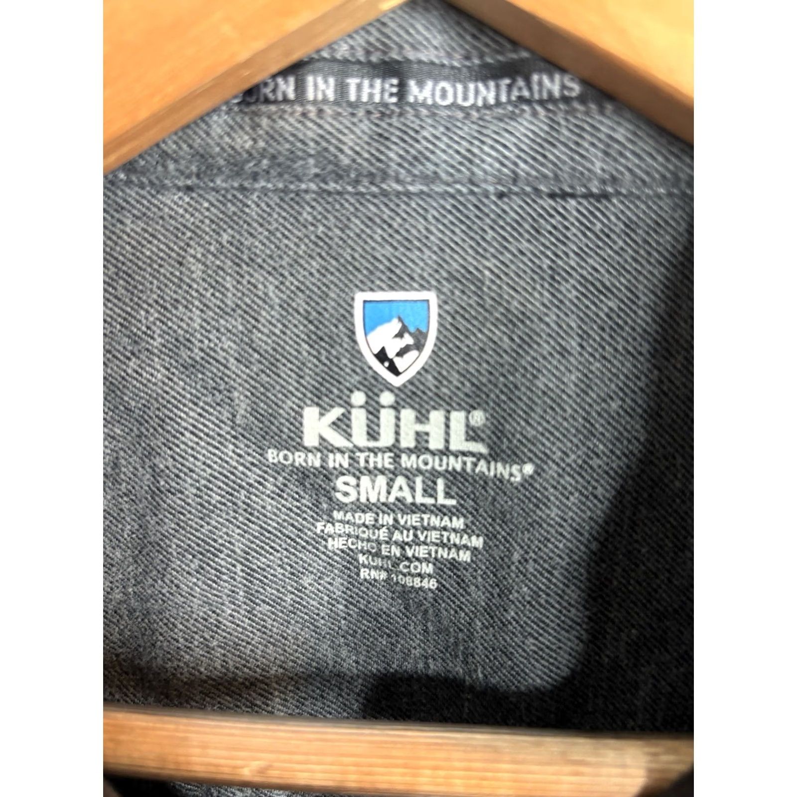 Vintage Kuhl Dillingr Flannel Shirt Mens Small Black Long Sleeve Button Up Regular Fit Cotton Tencel Shirt Size US S / EU 44-46 / 1 - 3 Thumbnail
