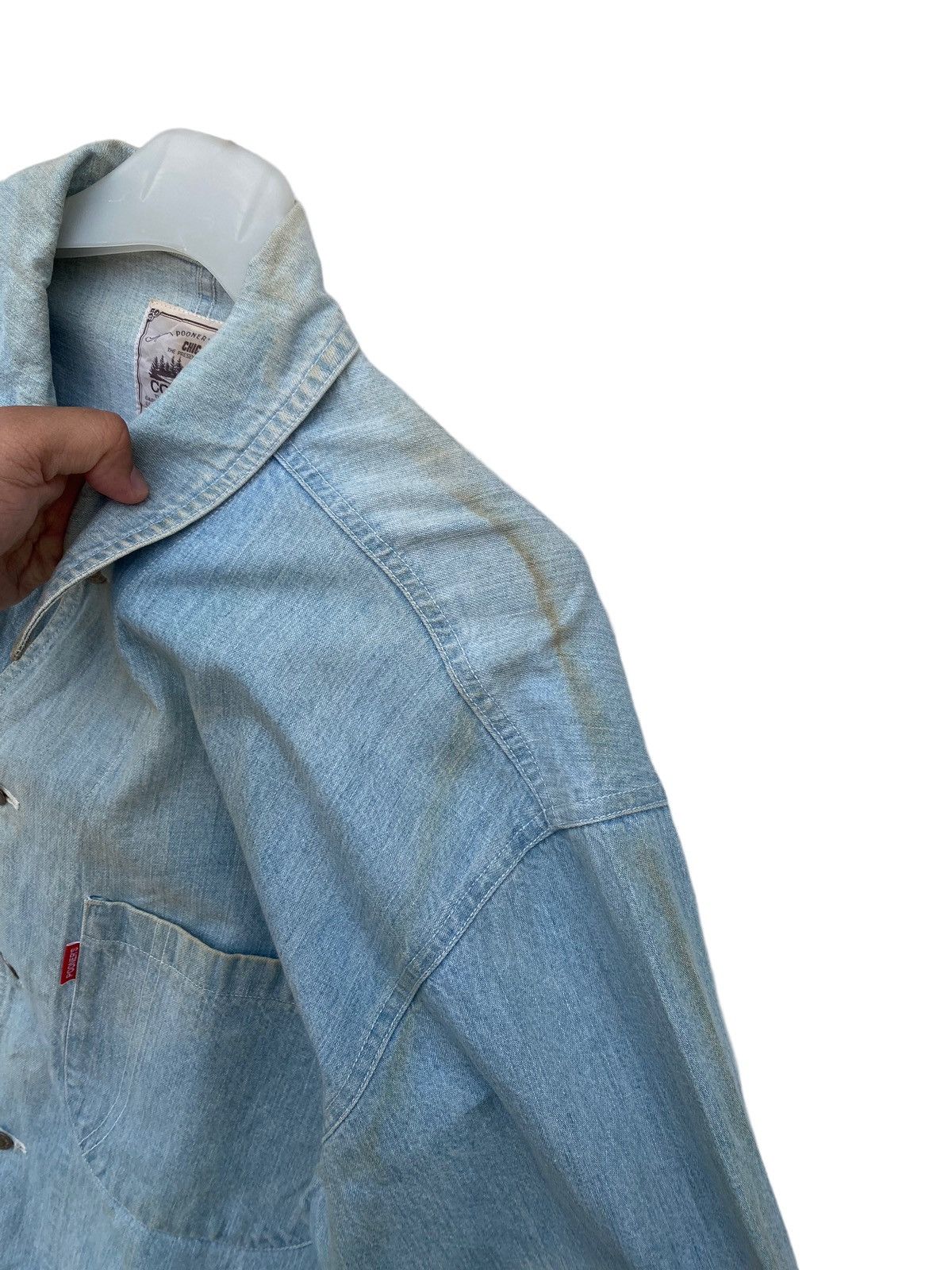Japanese Brand Vintage Chic County Sun Faded Chore Jacket Size US L / EU 52-54 / 3 - 6 Thumbnail