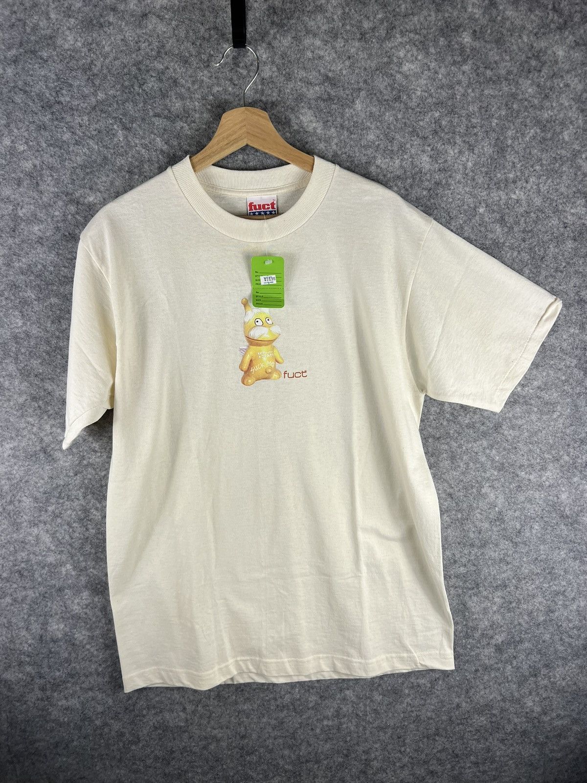 image of Flip Skateboards x Fuct Vintage Fuct Skateboards T-Shirt Size Large NWT in White, Men's