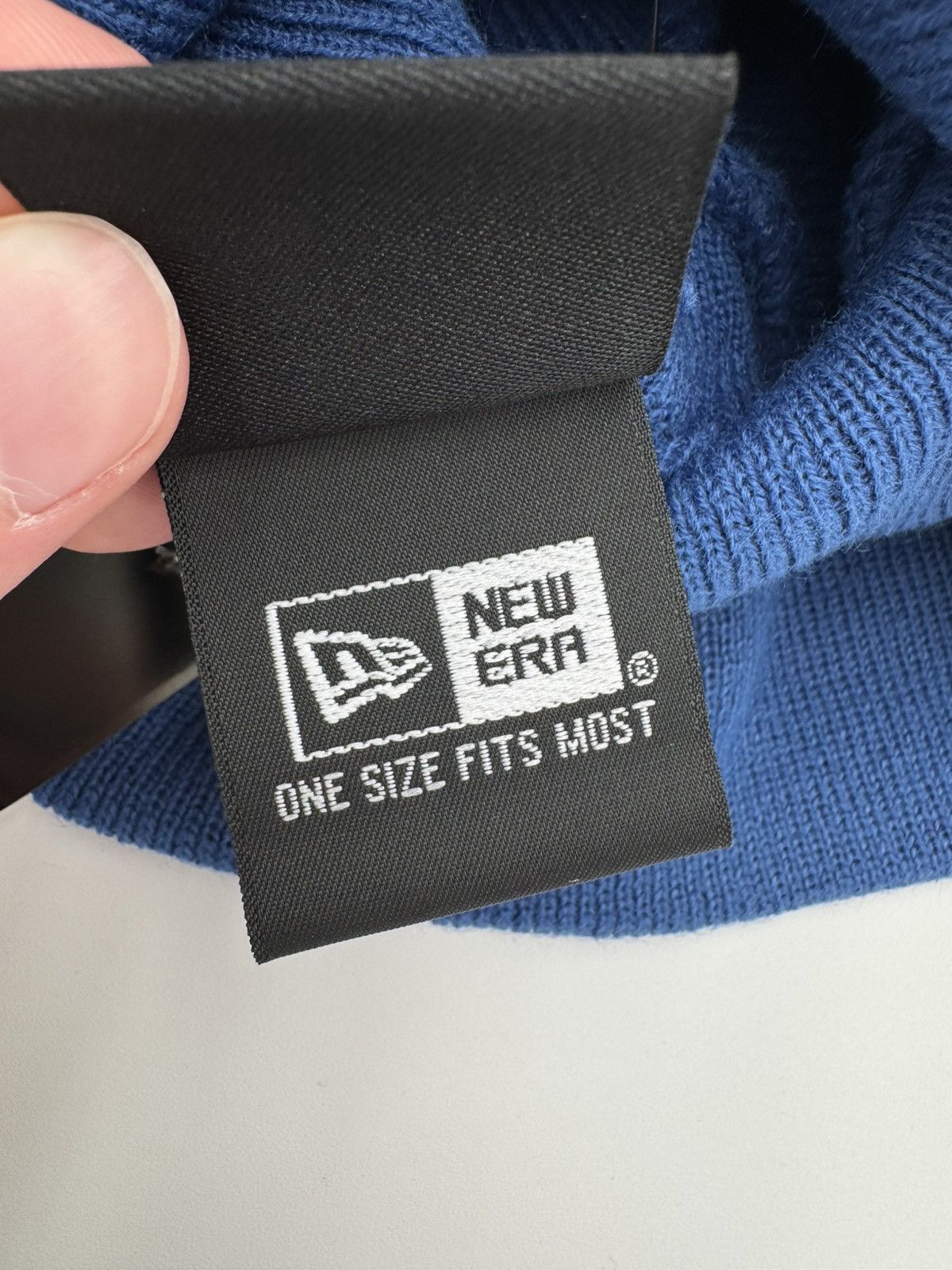 New Era × Supreme Supreme New Era Monogram Beanie Blue White Size ONE SIZE - 11 Thumbnail