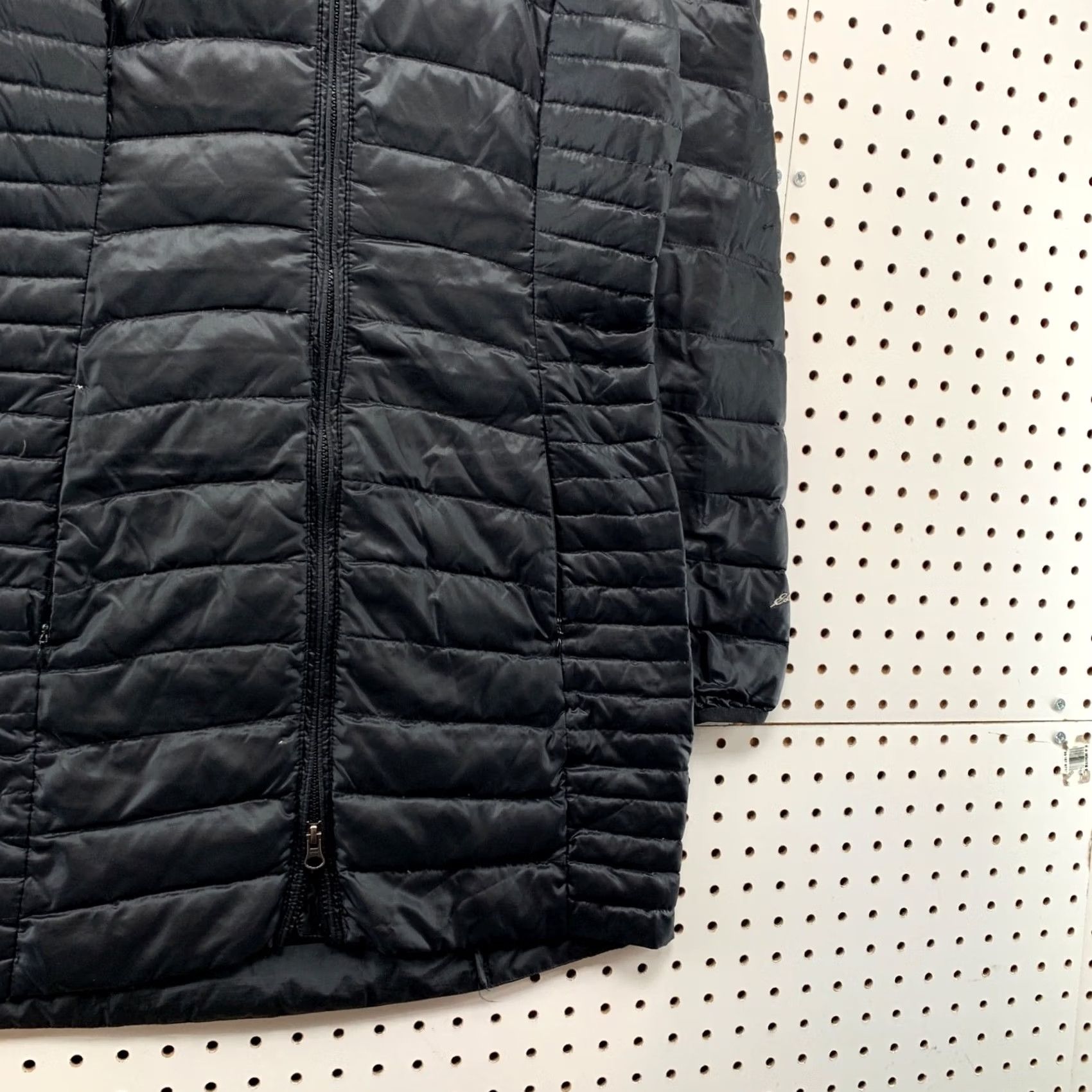 Eddie Bauer Eddie Bauer Down Quilted Coat Womens Small Black Long Lightweight Quilted Winter Fall Size S / US 4 / IT 40 - 6 Thumbnail