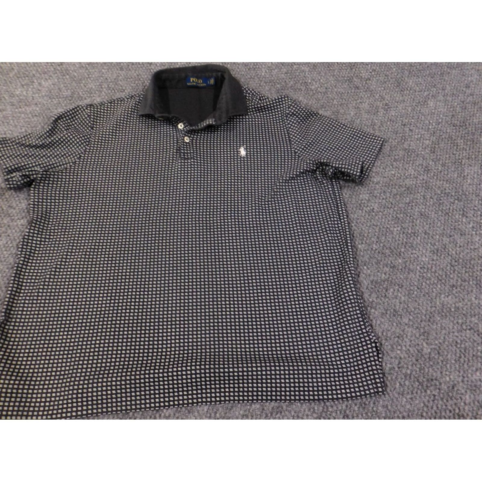 Polo Ralph Lauren Polo Ralph Lauren Polo Shirt Mens L Black Geometric Logo Button Classic Polo Size US L / EU 52-54 / 3 - 4 Thumbnail