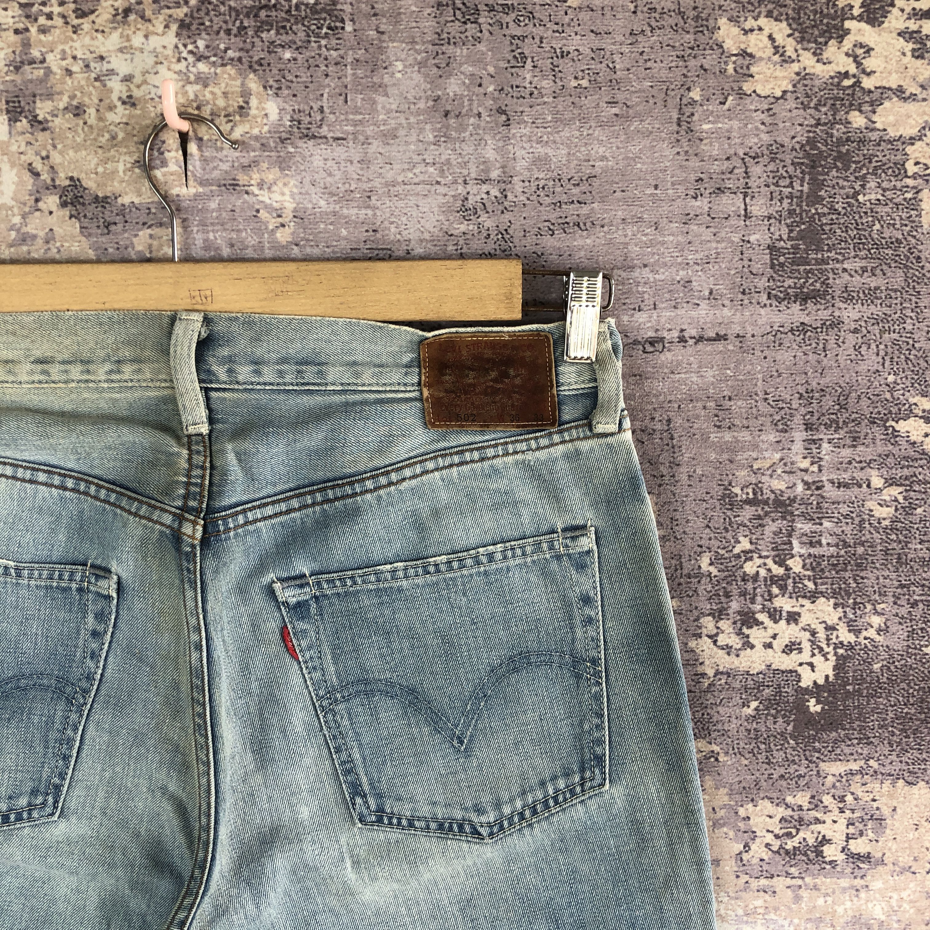 Levi's Vintage 90's Levis 502 Faded Jeans Levi's Distressed Denim Size US 34 / EU 50 - 5 Thumbnail