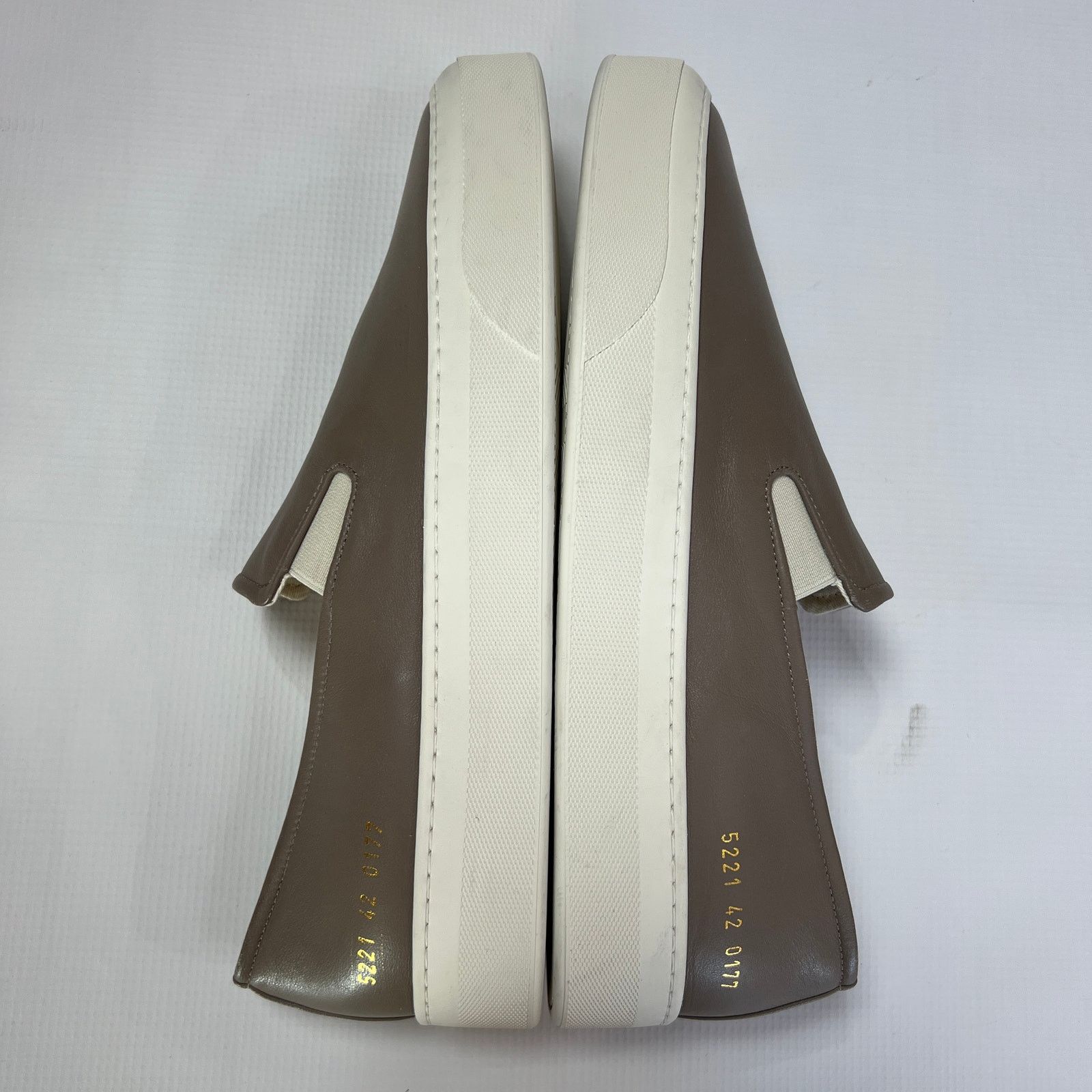 Common Projects Common Projects Slip-On Leather Sneakers EU 42 Taupe Luxury Size US 9 / EU 42 - 11 Thumbnail