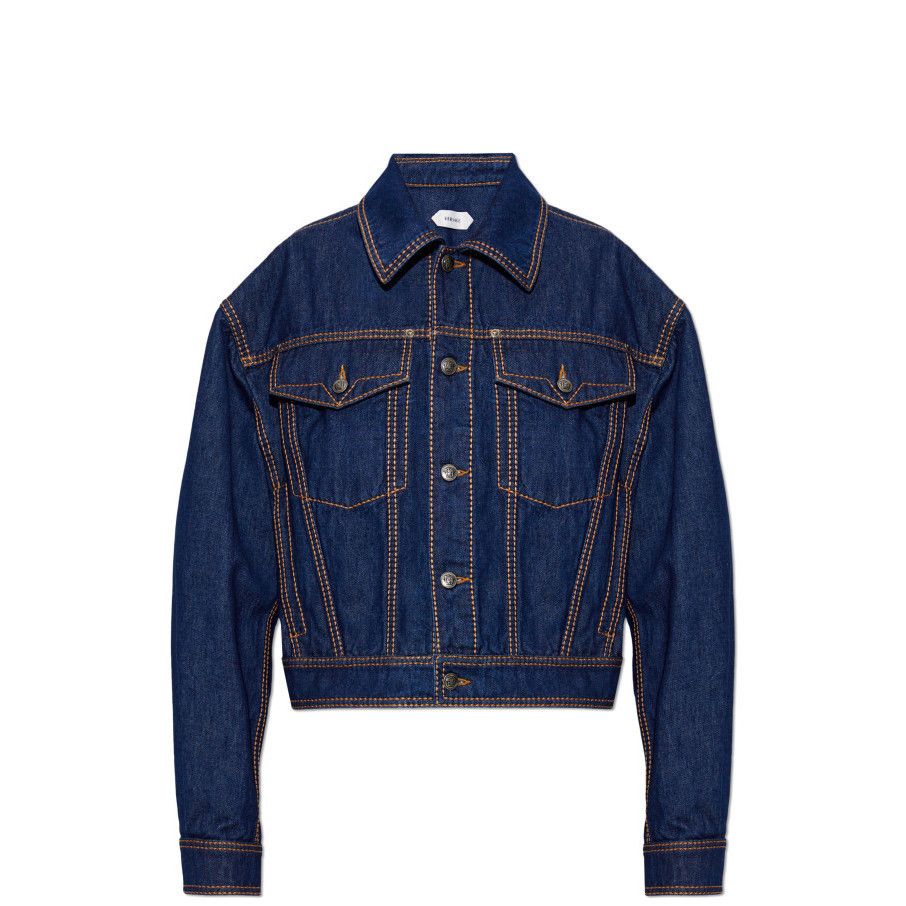 Versace VERSACE Blue Denim Jacket New & Authentic (Women's size:IT 3 Size XS / US 0-2 / IT 36-38 - 1 Preview