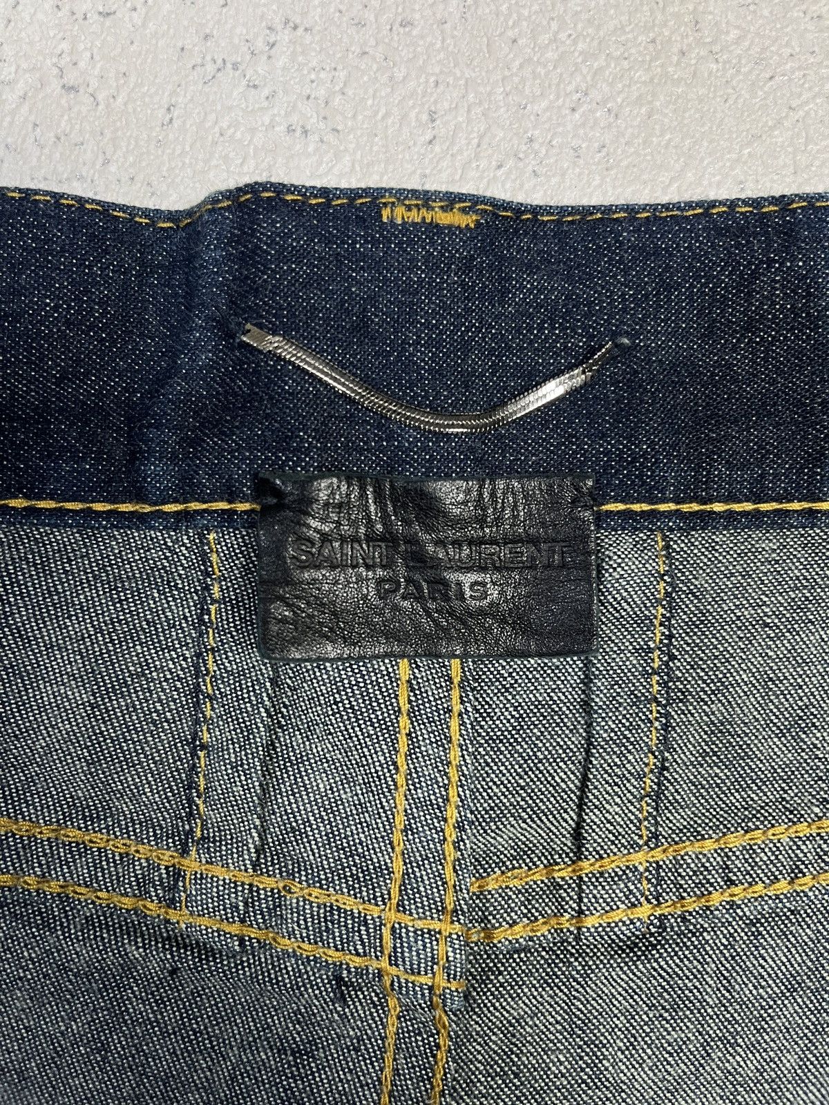 Saint Laurent Paris SLP Hedi Slimane D02 Skinny Stretch Jeans Size US 31 - 4 Thumbnail