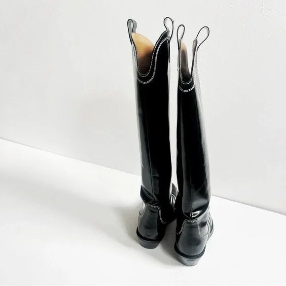 Ganni Ganni | Tall Western Boots Size US 9 / IT 39 - 4 Thumbnail
