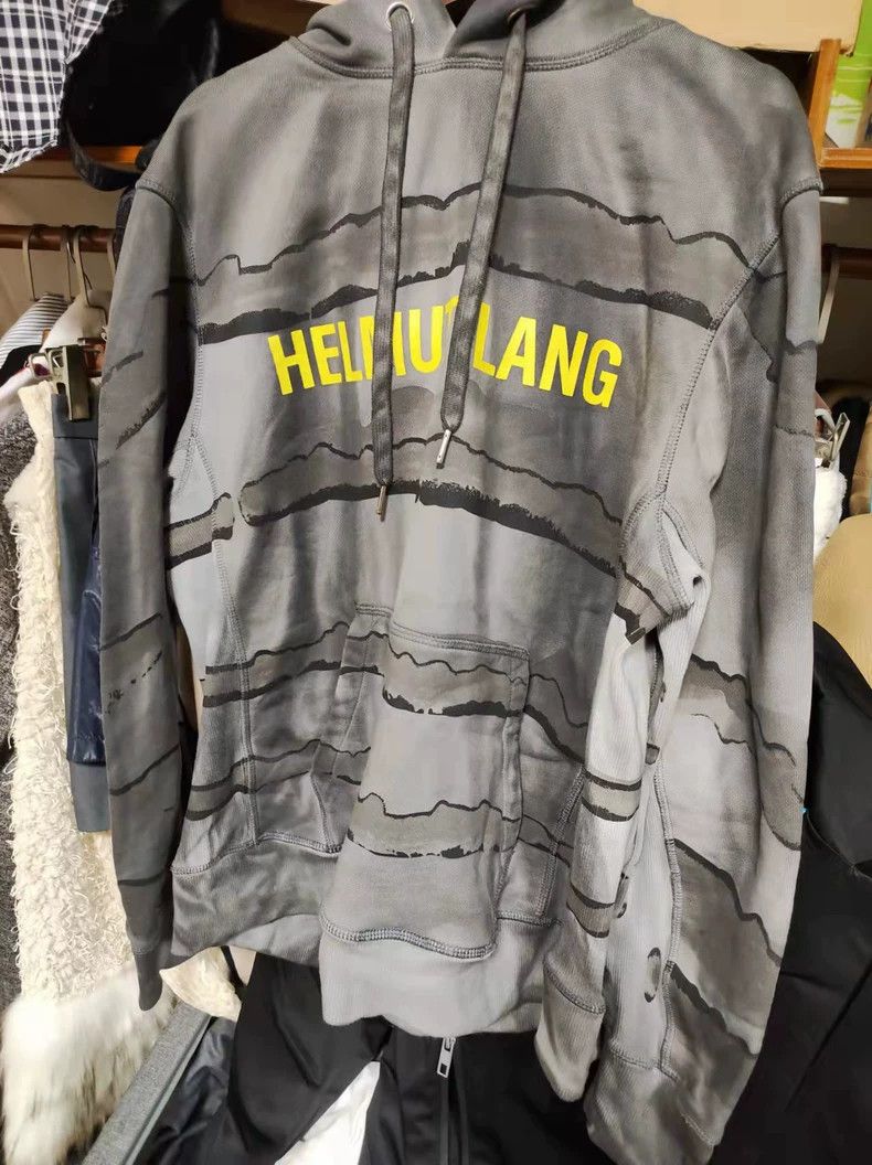Helmut Lang Helmut Lang Dirty wash charcoal burning printing thick gram Size US M / EU 48-50 / 2 - 1 Thumbnail