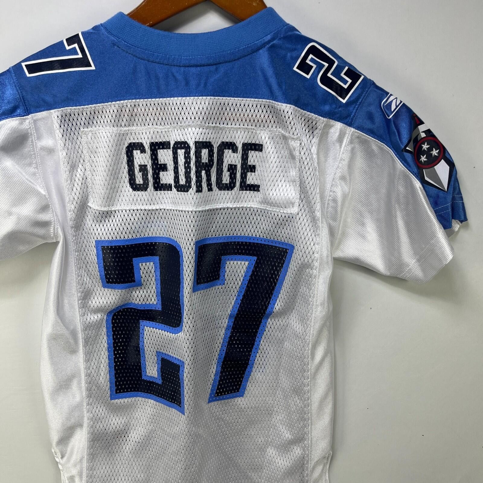 Reebok Vintage Reebok Tennessee Titans Jersey George 27 Youth Small Size ONE SIZE - 7 Thumbnail