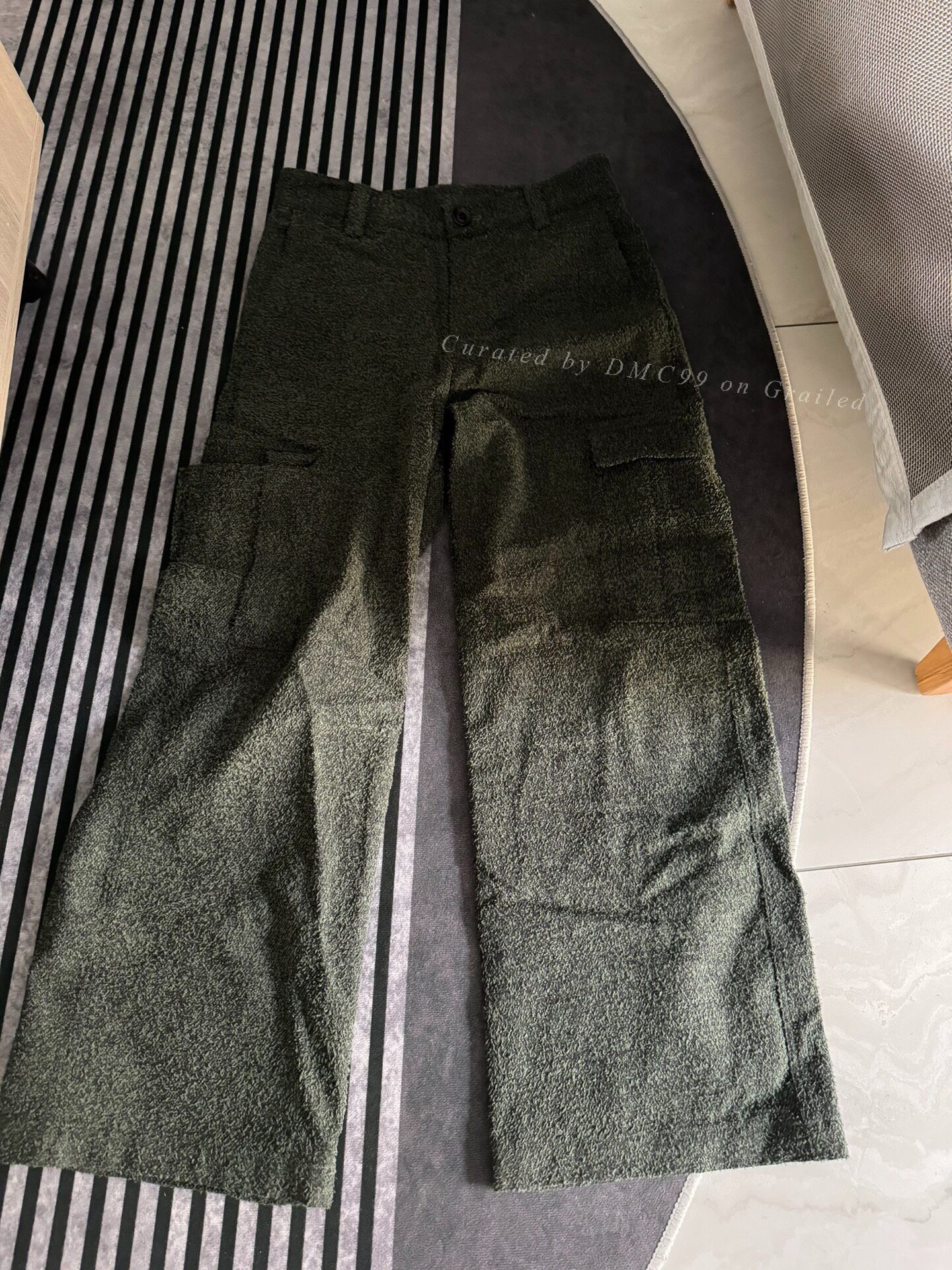 Vintage Common Divisor Gorzow Green Cargo Denim Pants Size US 26 / EU 42 - 1 Thumbnail