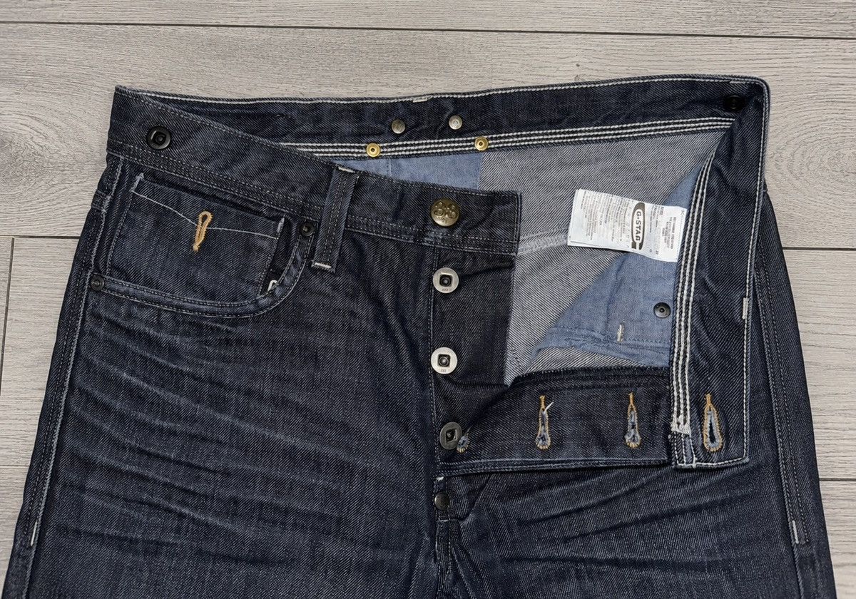 G-Star G-Star Raw Attacc Straight W33 L32 Y2K dark denim jeans Size US 33 - 8 Thumbnail