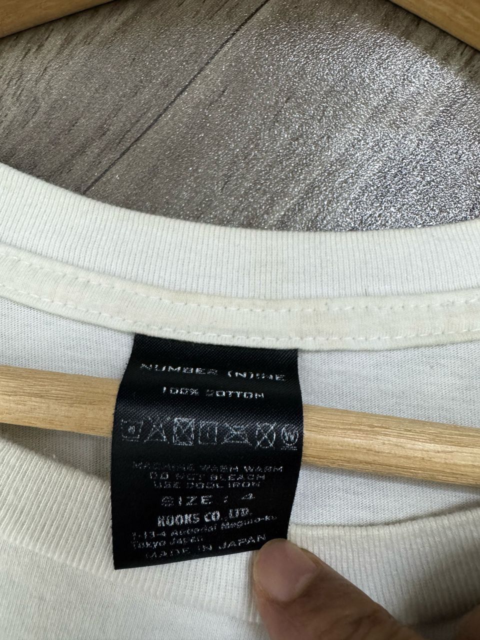 Japanese Brand × Nirvana × Number (N)ine Number Nine X Nirvana Pocket Tee Size US L / EU 52-54 / 3 - 5 Thumbnail