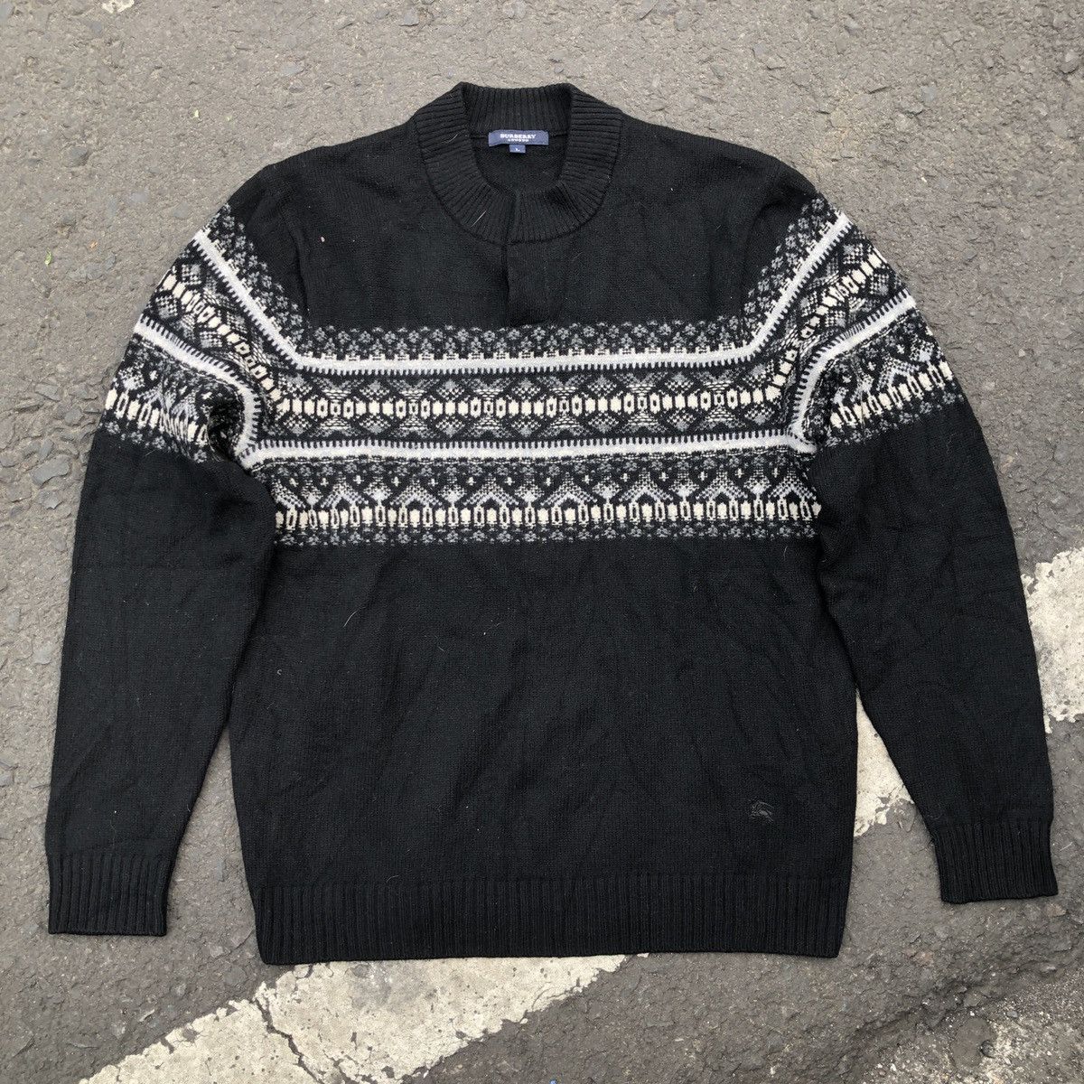 Burberry × Burberry Prorsum VTG BURBERRY KNITWEAR SWEATER Size US L / EU 52-54 / 3 - 1 Thumbnail