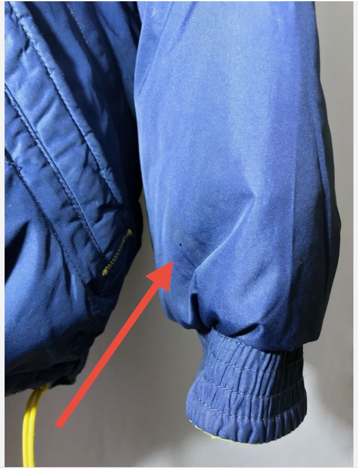 Nike Vintage 90’s Nike Rare Puffer Jacket Big Swoosh XL Blue Size US XL / EU 56 / 4 - 6 Thumbnail