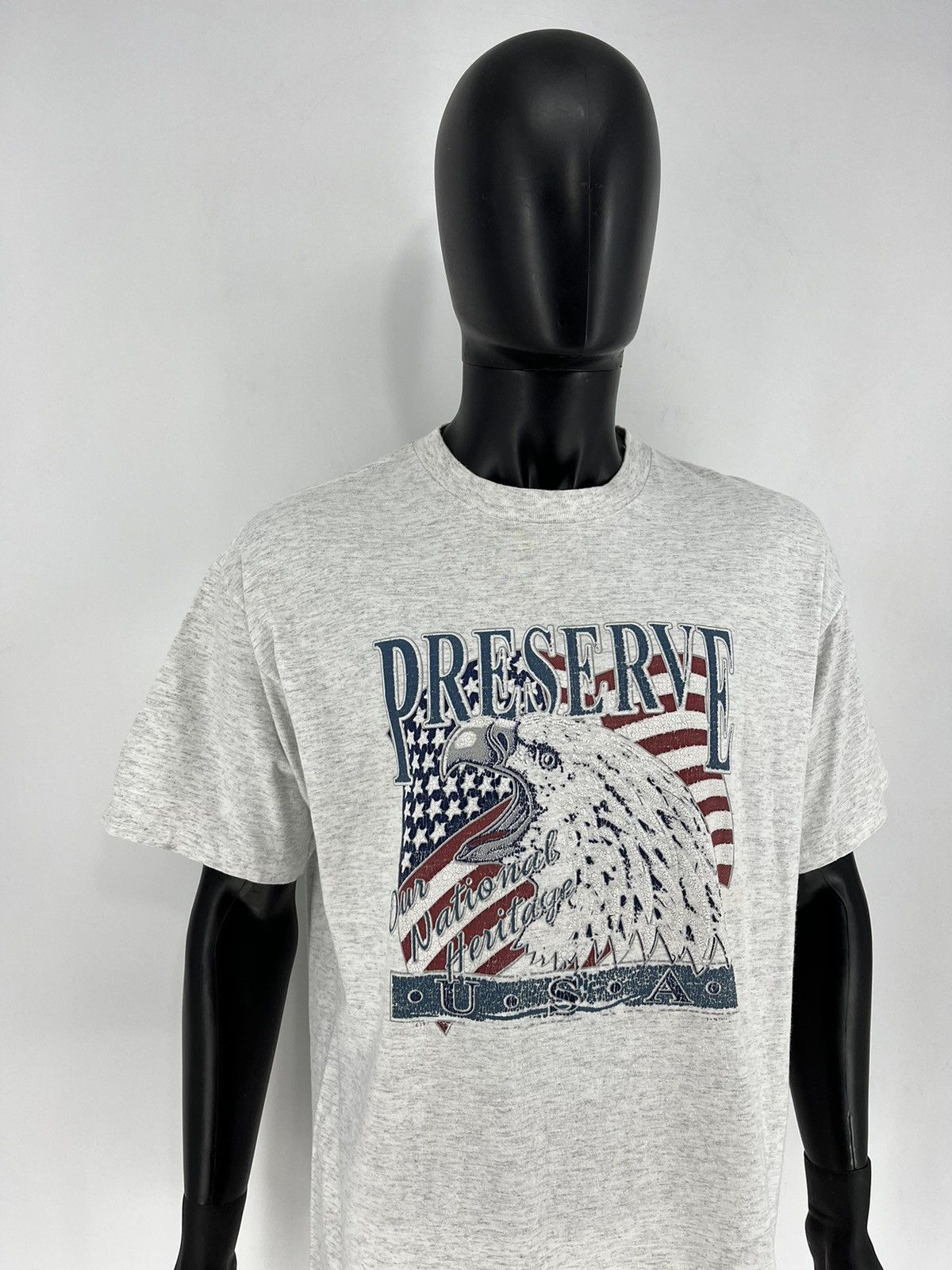 Vintage Vintage Eagles Preserves U.S.A Tees T Shirts Size US XL / EU 56 / 4 - 3 Thumbnail