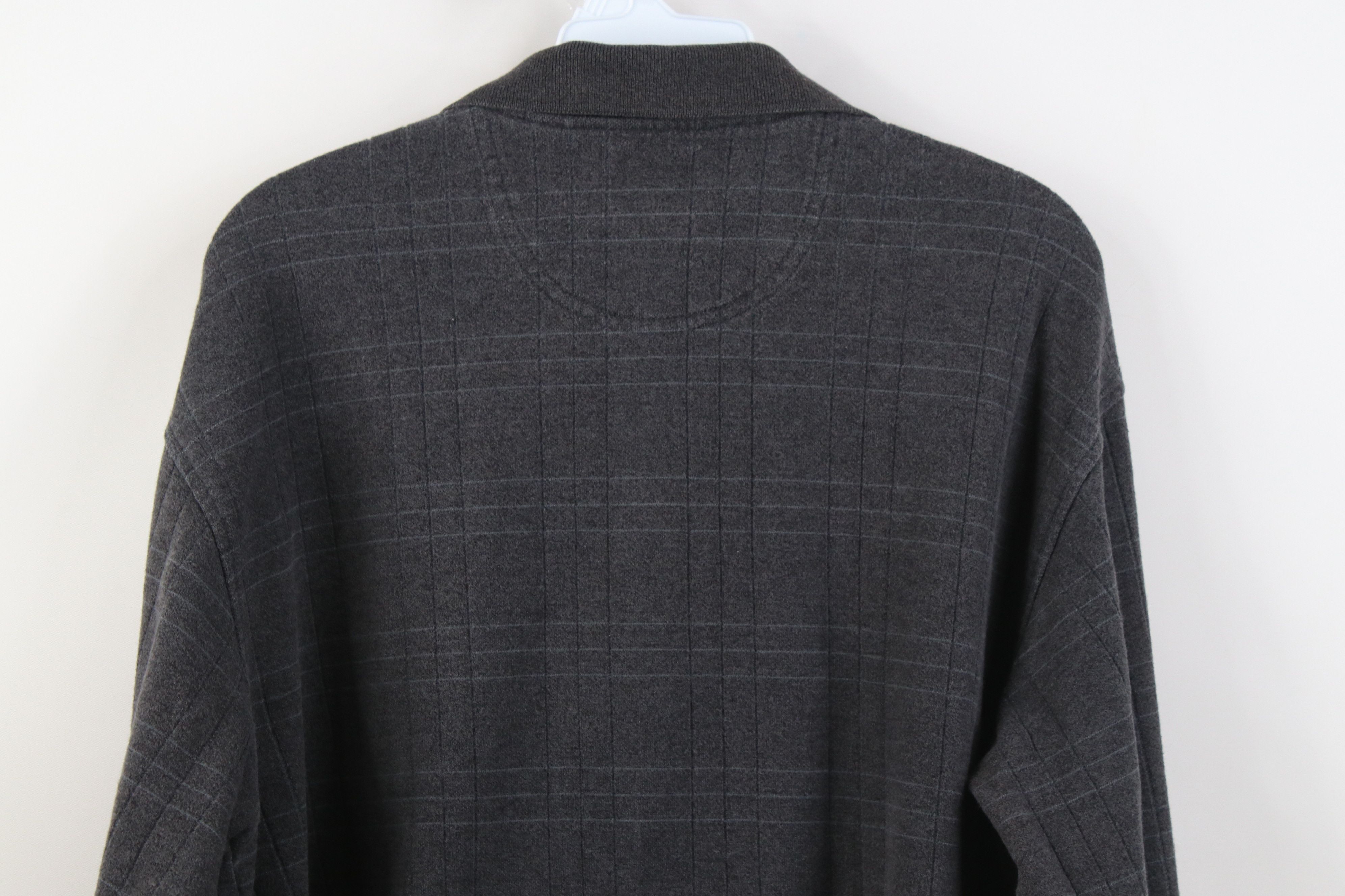 Vintage Vintage 90s Y2K Streetwear Knit Long Sleeve Rugby Polo Shirt Size US L / EU 52-54 / 3 - 9 Thumbnail