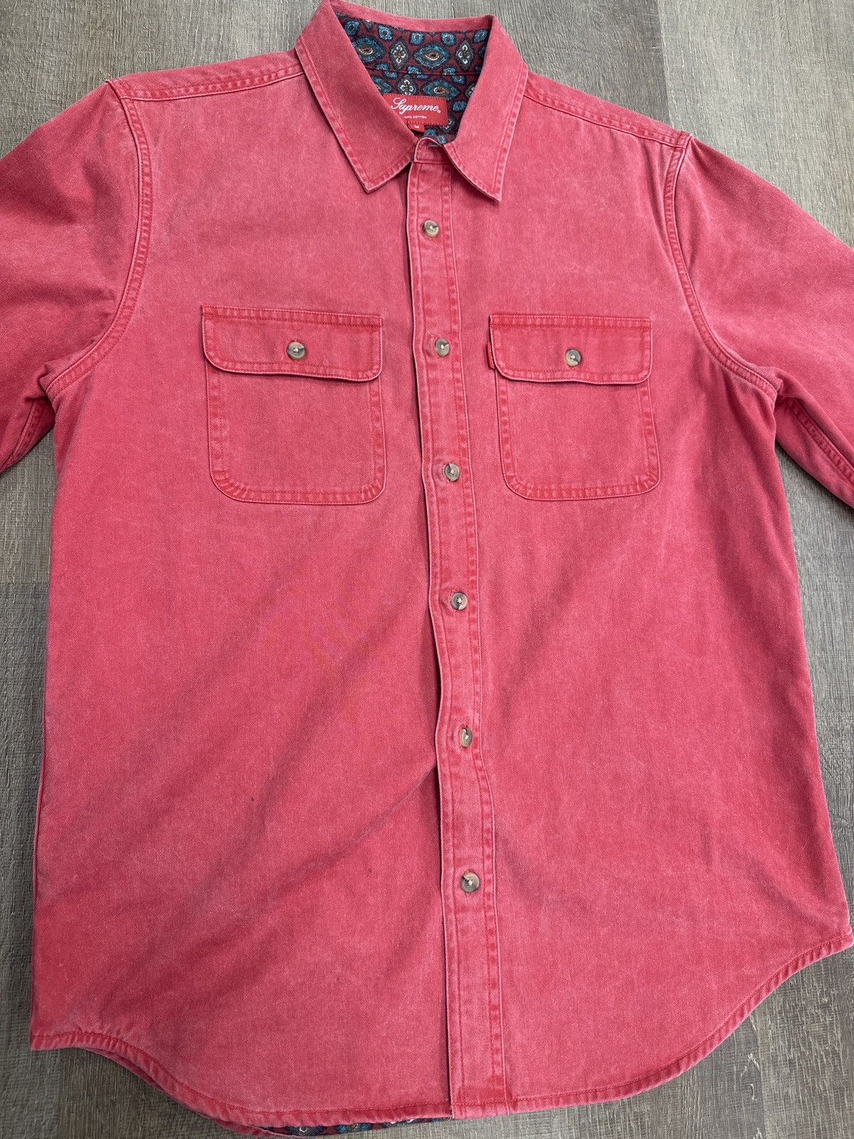 Supreme Supreme button up shirt FW15 Twil Paisley Size US M / EU 48-50 / 2 - 4 Thumbnail