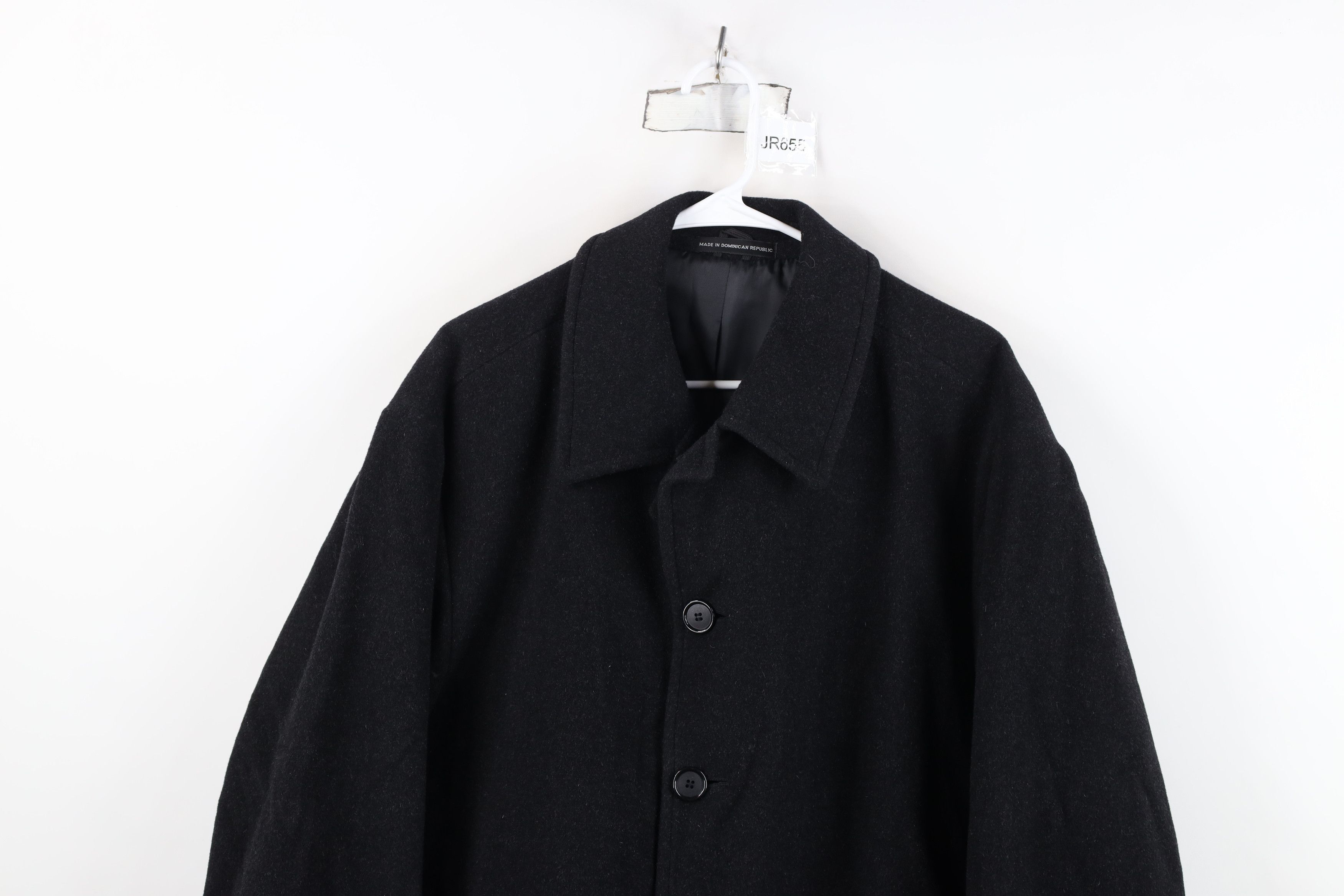 Vintage Vintage 90s Streetwear Button Collared Overcoat Jacket Gray Size US XXL / EU 58 / 5 - 2 Thumbnail