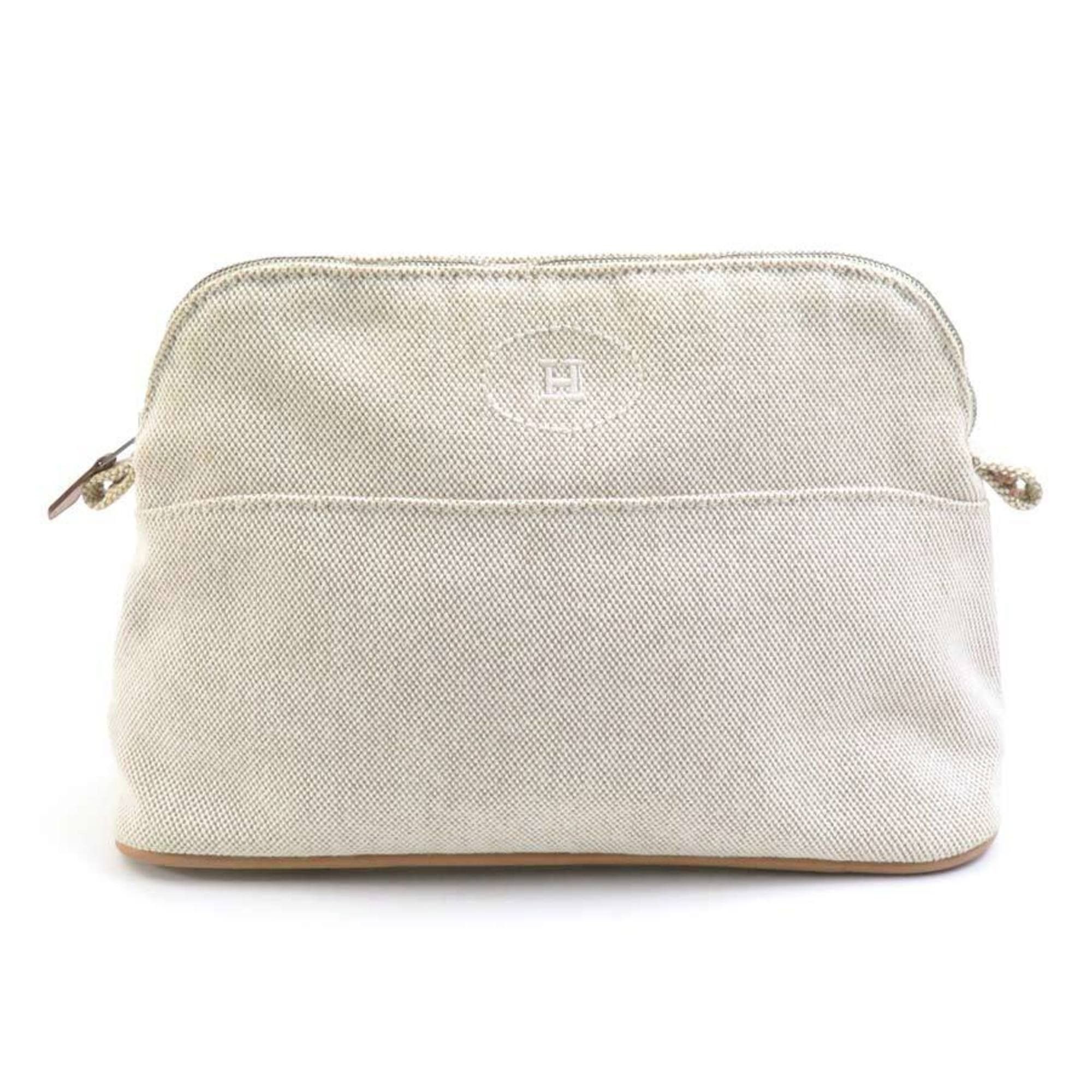 image of Hermes Pouch Multi Case Bolide Cotton Light Beige Unisex, Women's