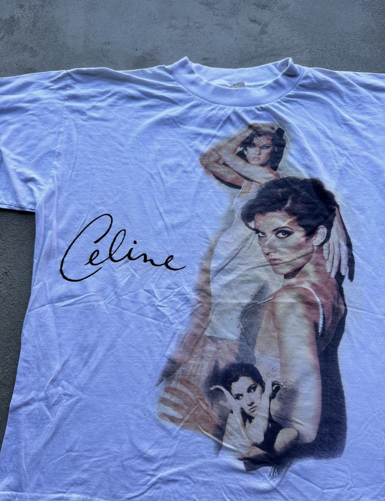 Vintage Vintage Celine Dion Tour T-Shirt Size US XL / EU 56 / 4 - 3 Thumbnail