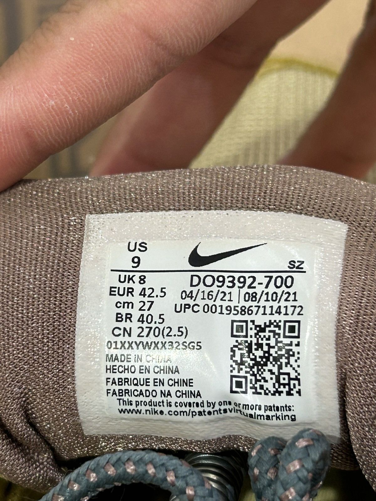 Nike × Travis Scott Nike air max 1 travis scott cactus jack saturn gold Size US 9 / EU 42 - 10 Thumbnail
