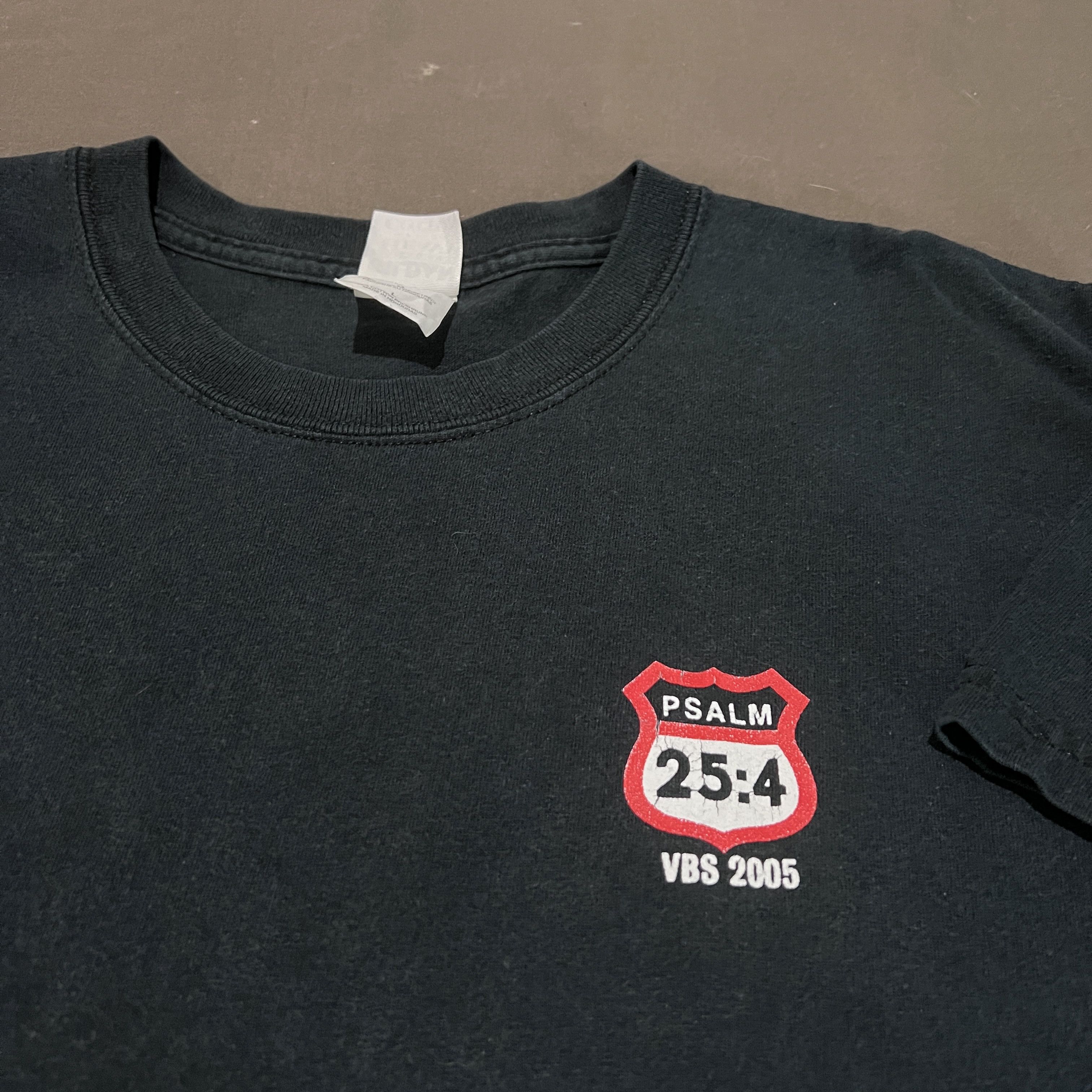 Vintage Vintage Y2K Psalm 25:4 Jesus God Bible Holy Promo Tee Size US L / EU 52-54 / 3 - 7 Thumbnail