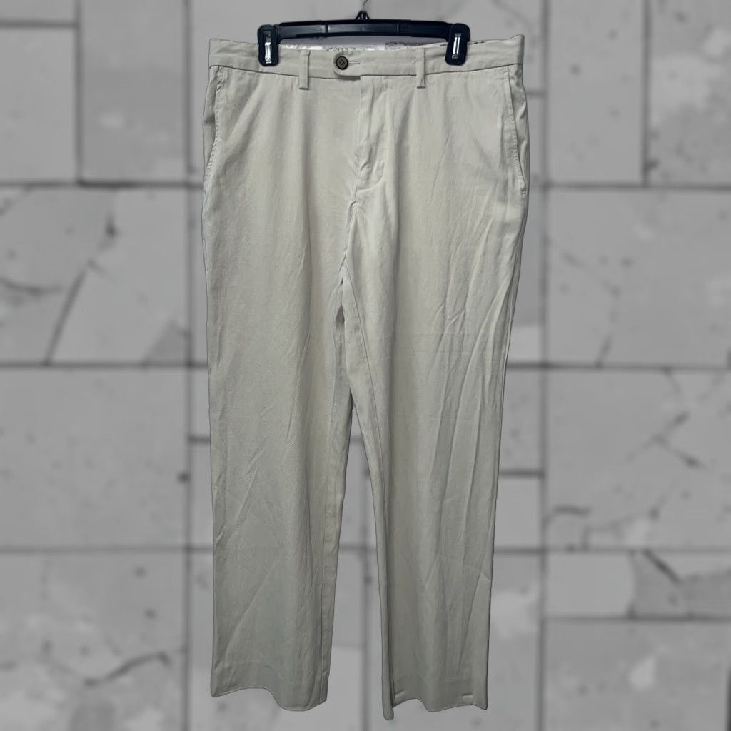 Tommy Bahama Tommy Bahama Beige Silk Blend Pants Mens 34x32 Chino Pants, Beige, Silk, Tommy Bahama, Mens, 34x32 Size US 34 / EU 50 - 1 Thumbnail