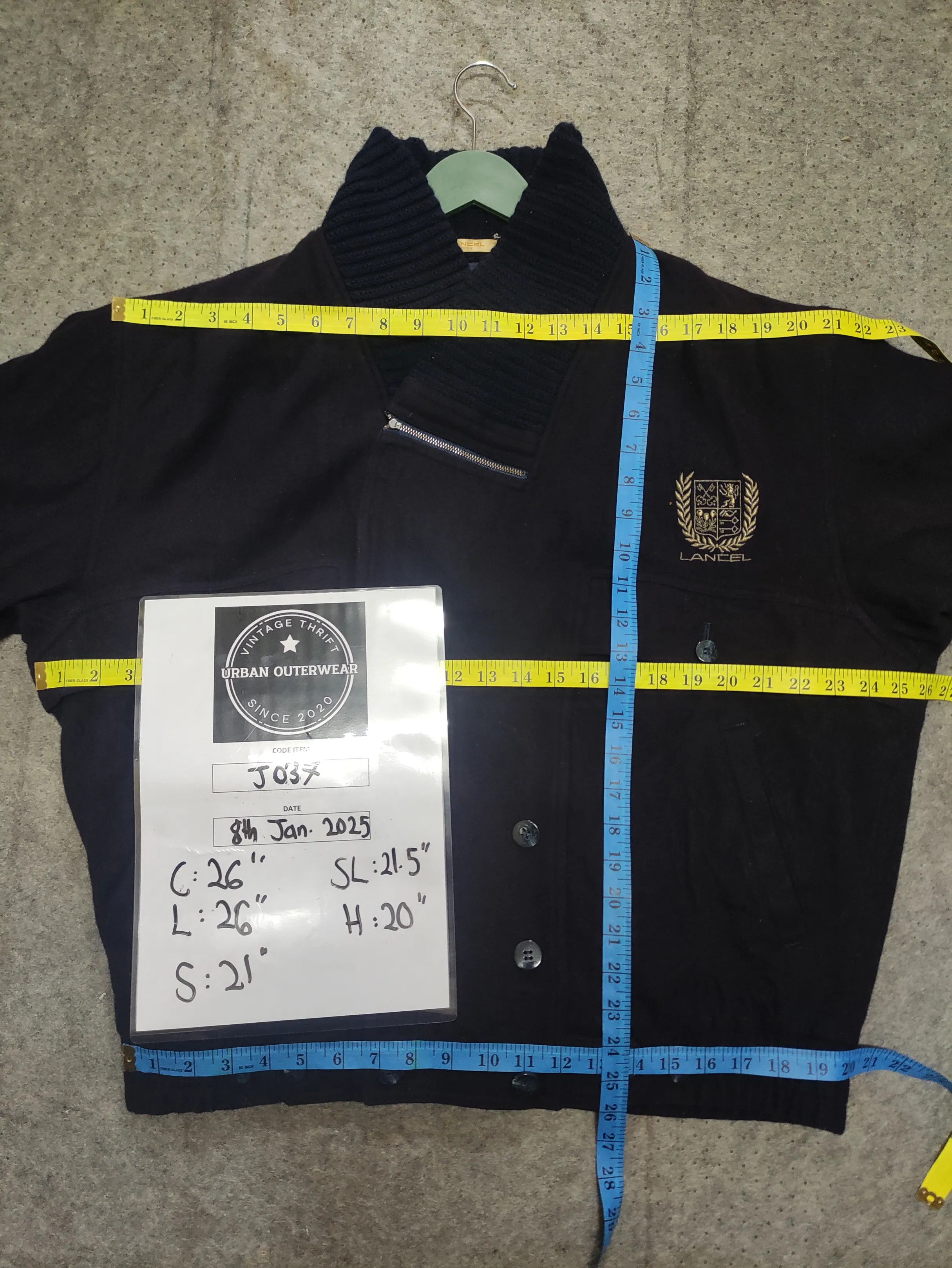 Lancel Vintage Lancel Paris Baggy Jacket Unisex J037 Size US L / EU 52-54 / 3 - 16 Thumbnail